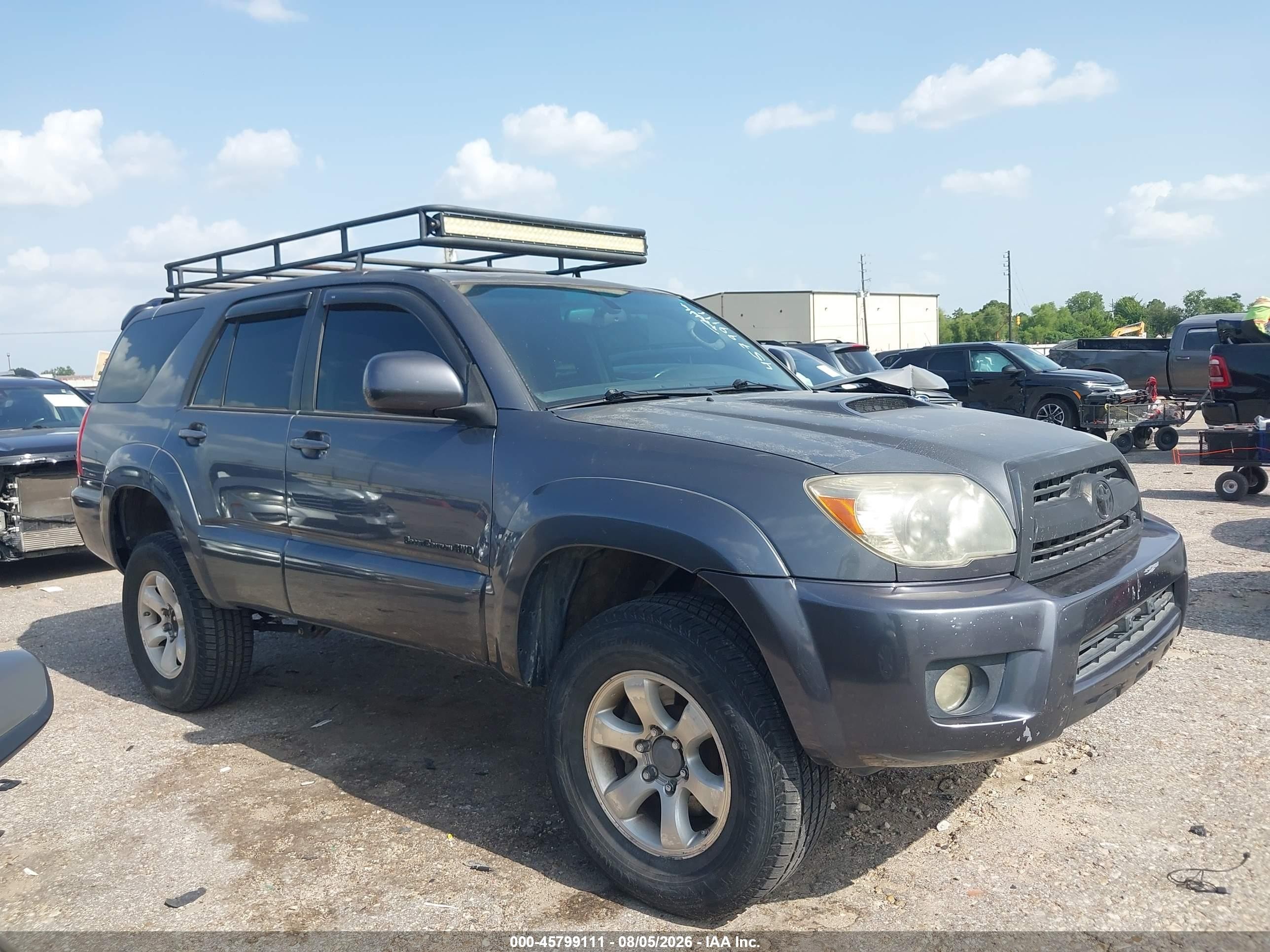 2006 Toyota 4runner Sr5 Sport V8 Серый vin: JTEBT14R260058324