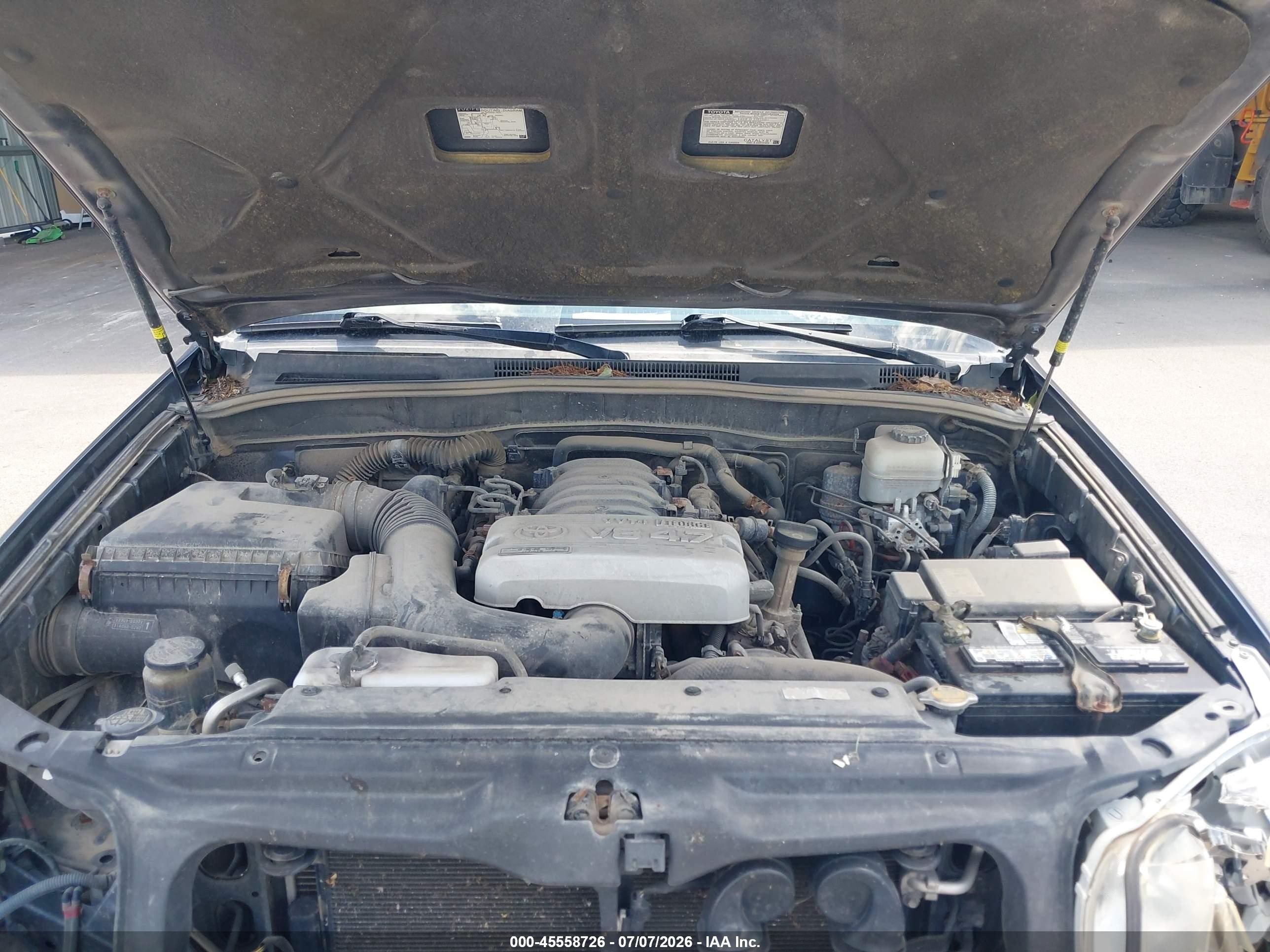 2006 Toyota 4runner Sr5 V8 Gray vin: JTEBT14R268037622