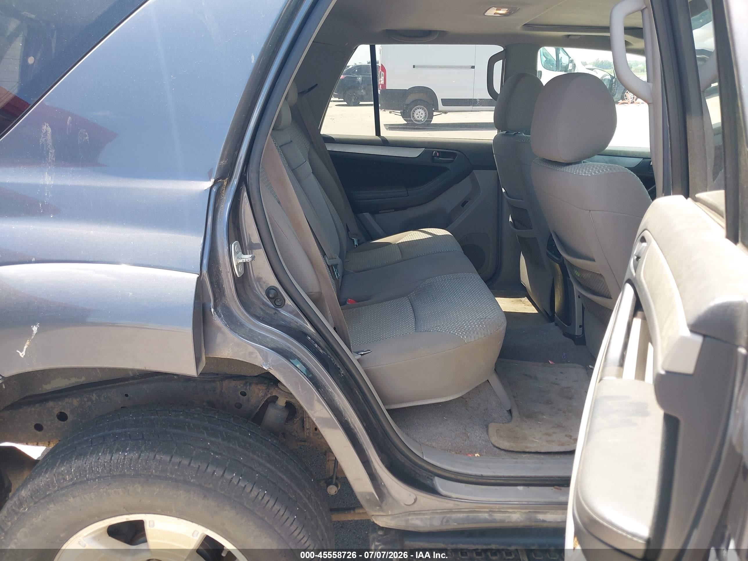 2006 Toyota 4runner Sr5 V8 Gray vin: JTEBT14R268037622