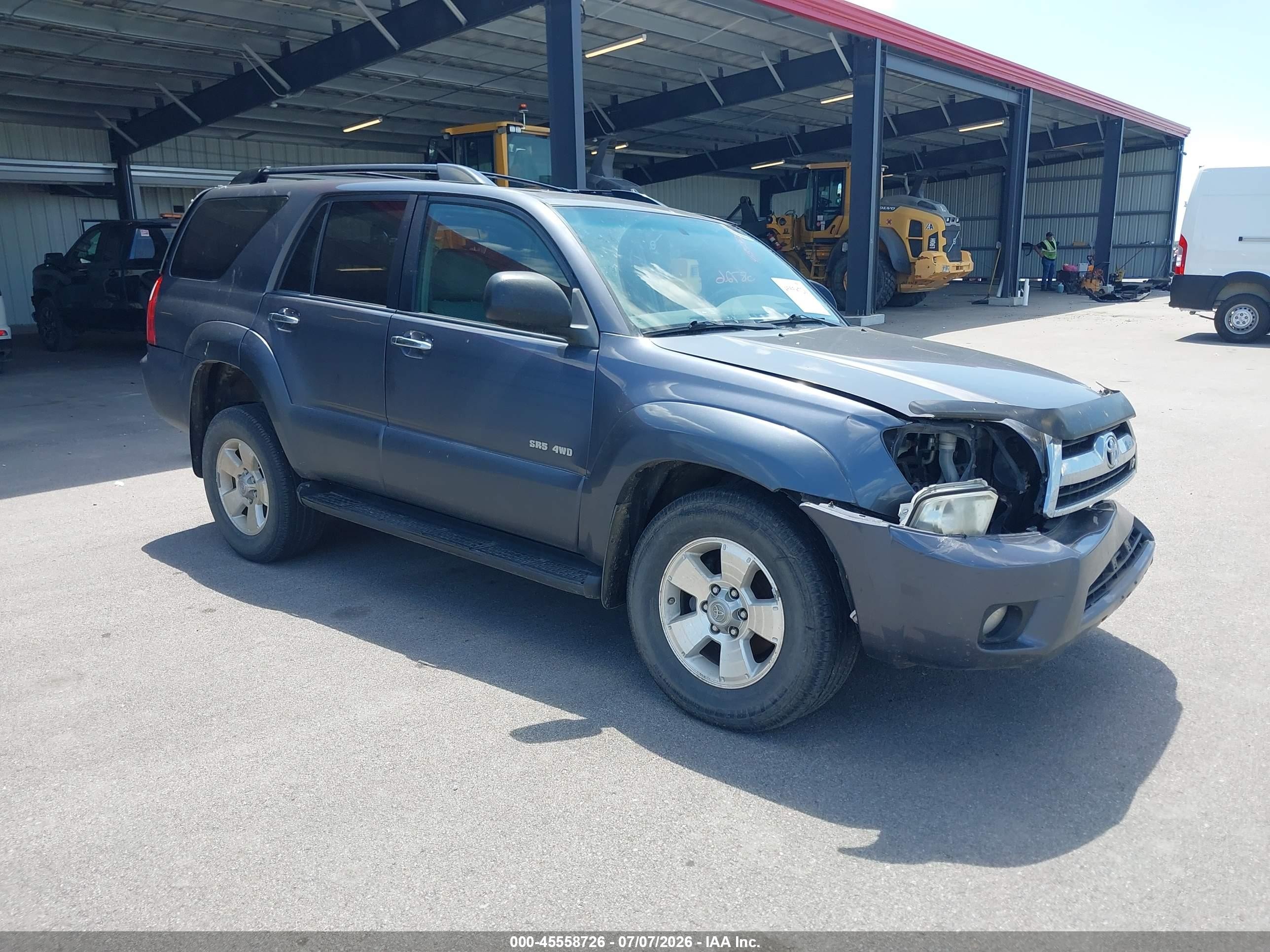 2006 Toyota 4runner Sr5 V8 Gray vin: JTEBT14R268037622