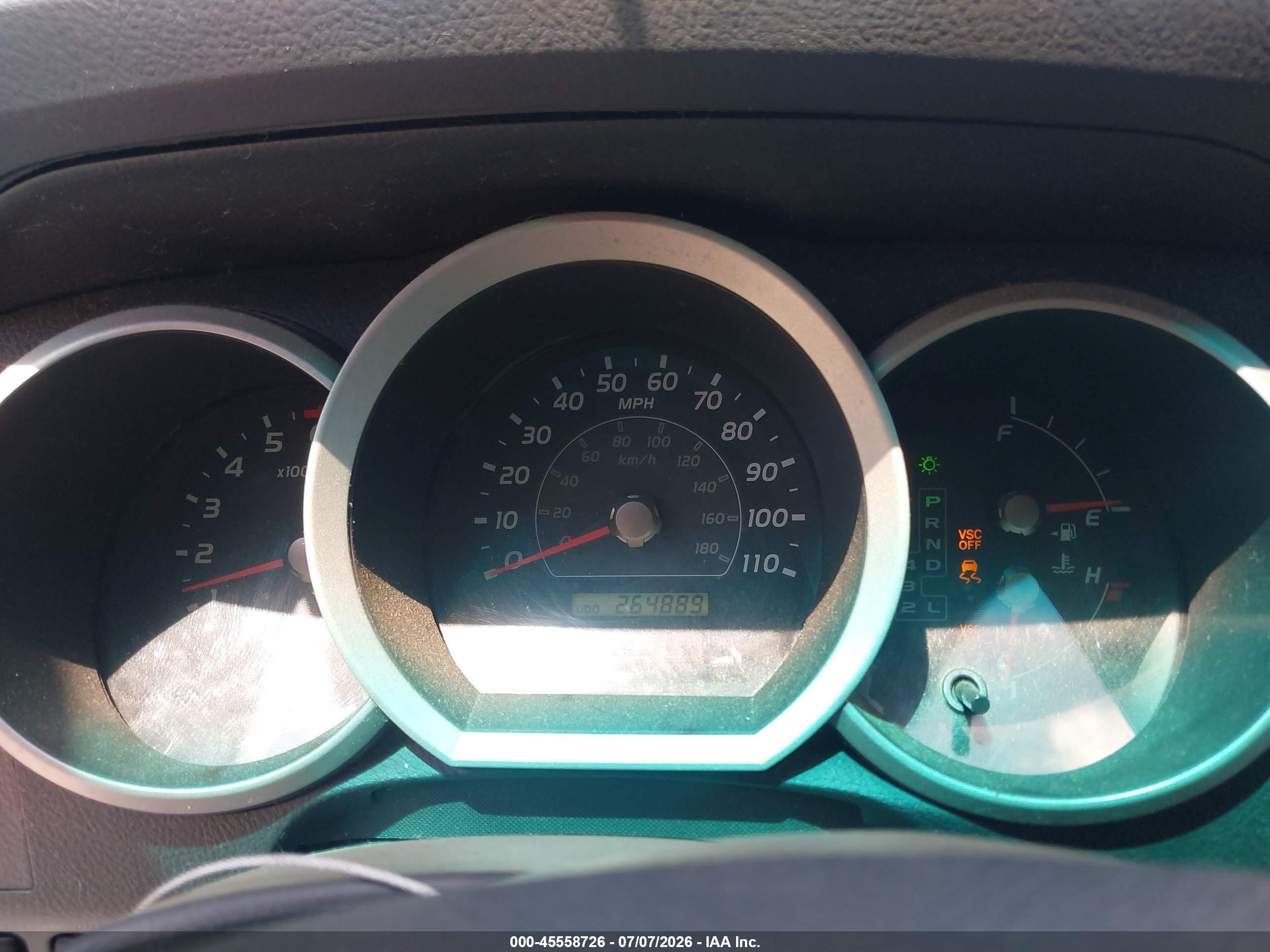 2006 Toyota 4runner Sr5 V8 Gray vin: JTEBT14R268037622