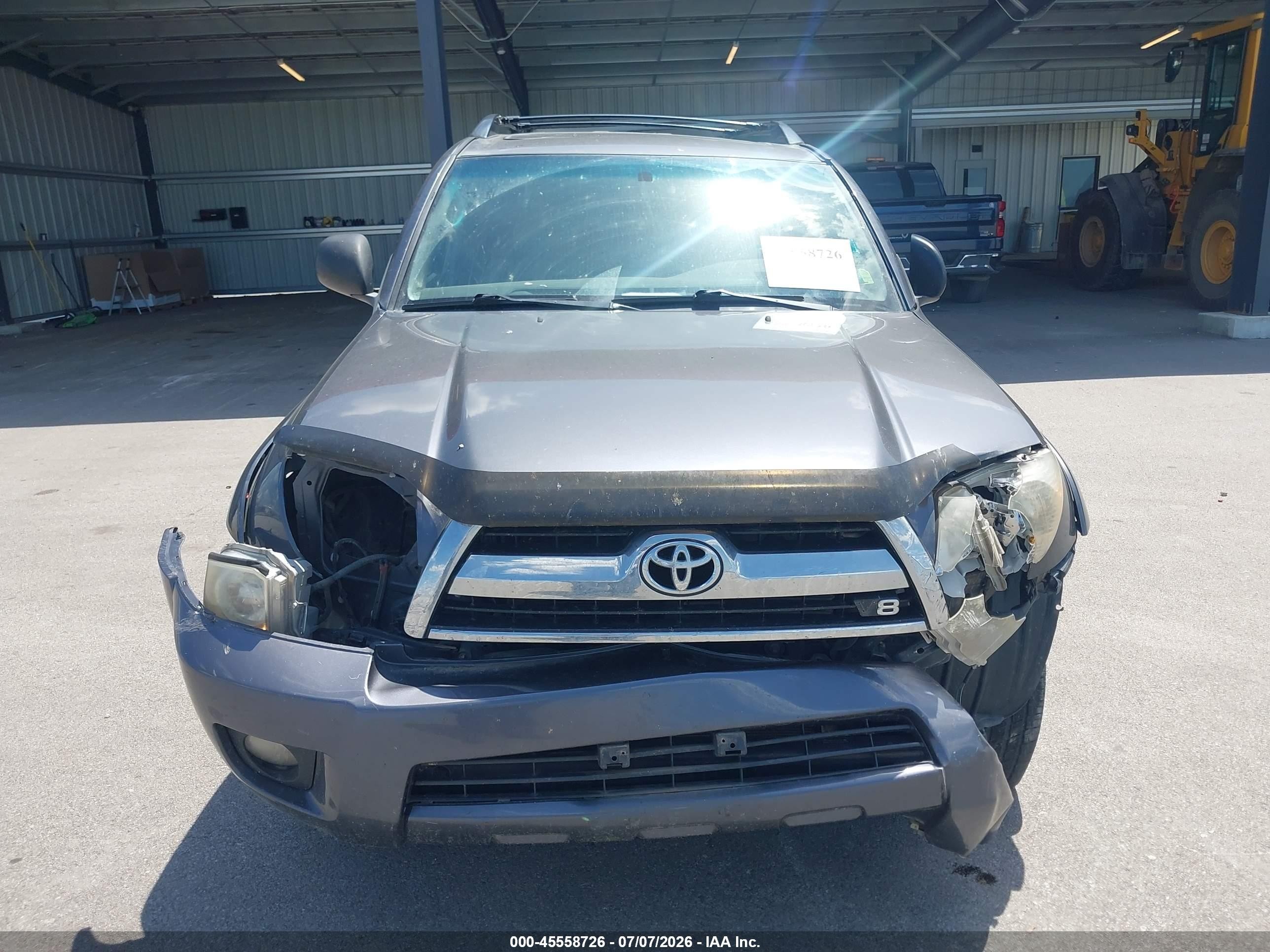 2006 Toyota 4runner Sr5 V8 Gray vin: JTEBT14R268037622