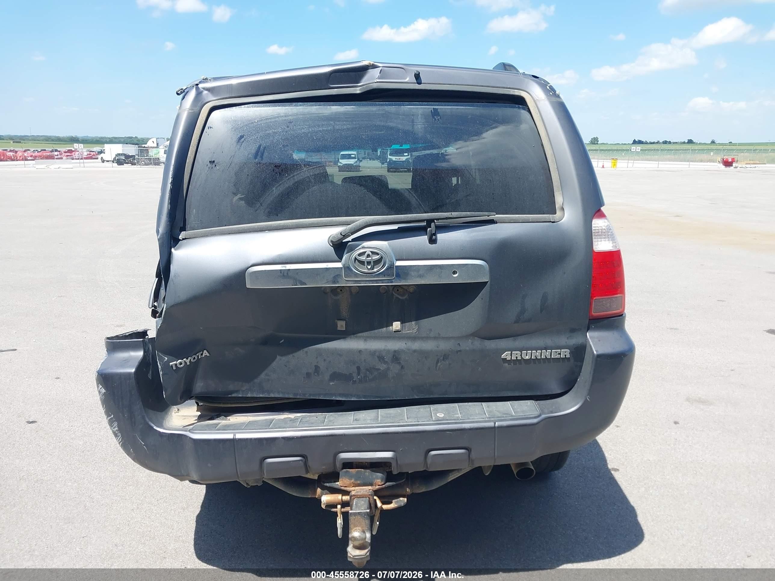 2006 Toyota 4runner Sr5 V8 Gray vin: JTEBT14R268037622