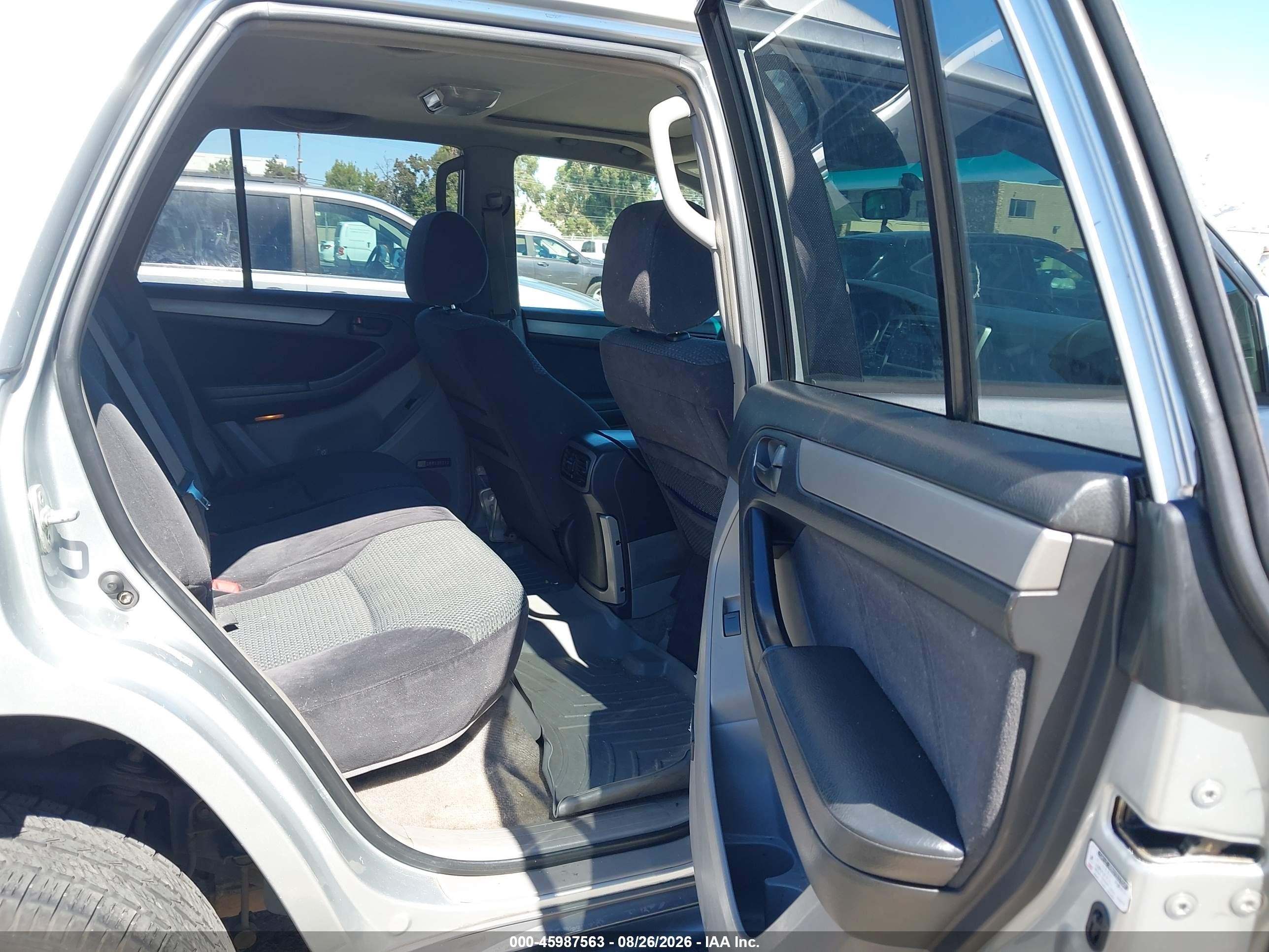 2003 Toyota 4runner Sr5 Sport V8 Silver vin: JTEBT14R330005899