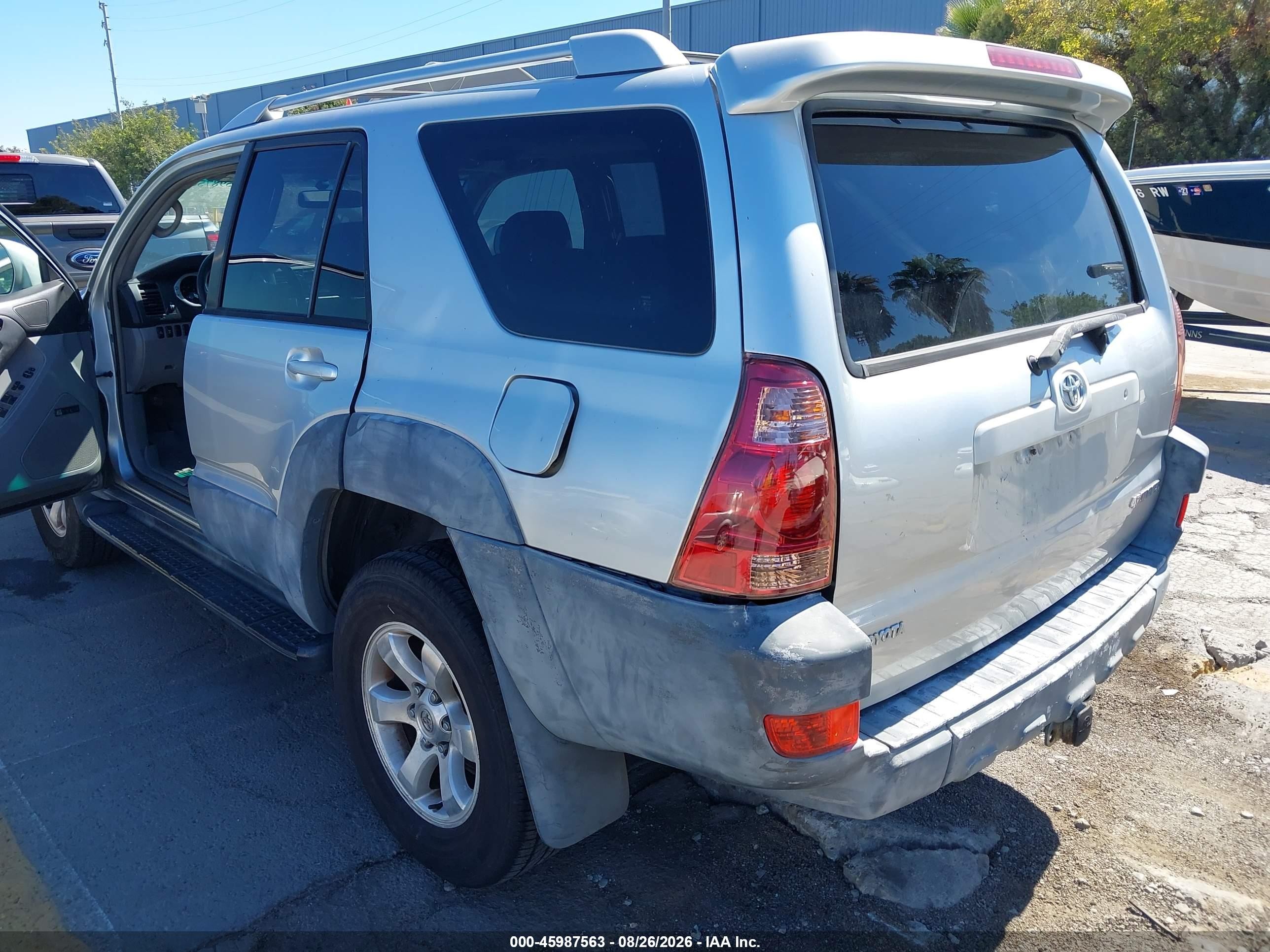 2003 Toyota 4runner Sr5 Sport V8 Silver vin: JTEBT14R330005899