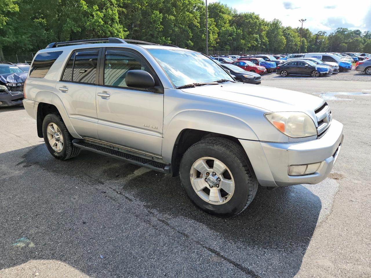 2003 Toyota 4runner Sr5 Silver vin: JTEBT14R338002597