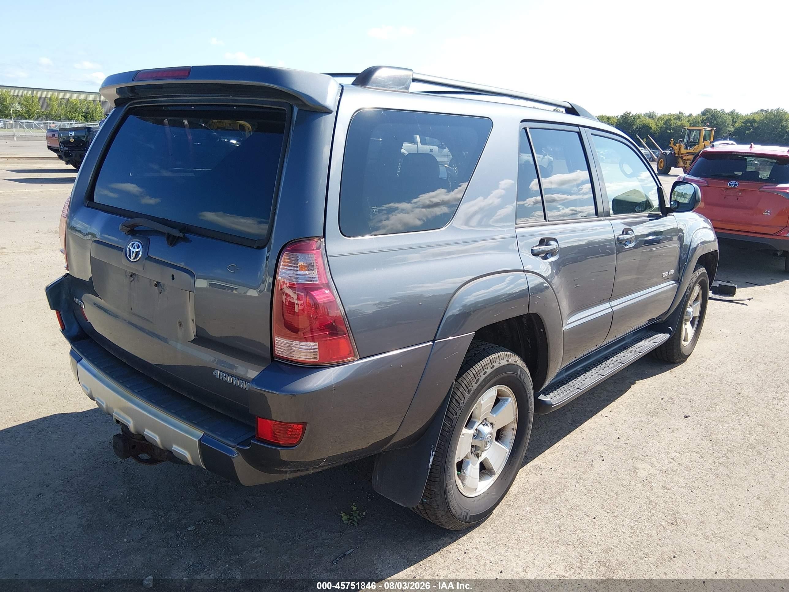 2004 Toyota 4runner Sr5 V8 Серый vin: JTEBT14R340031551
