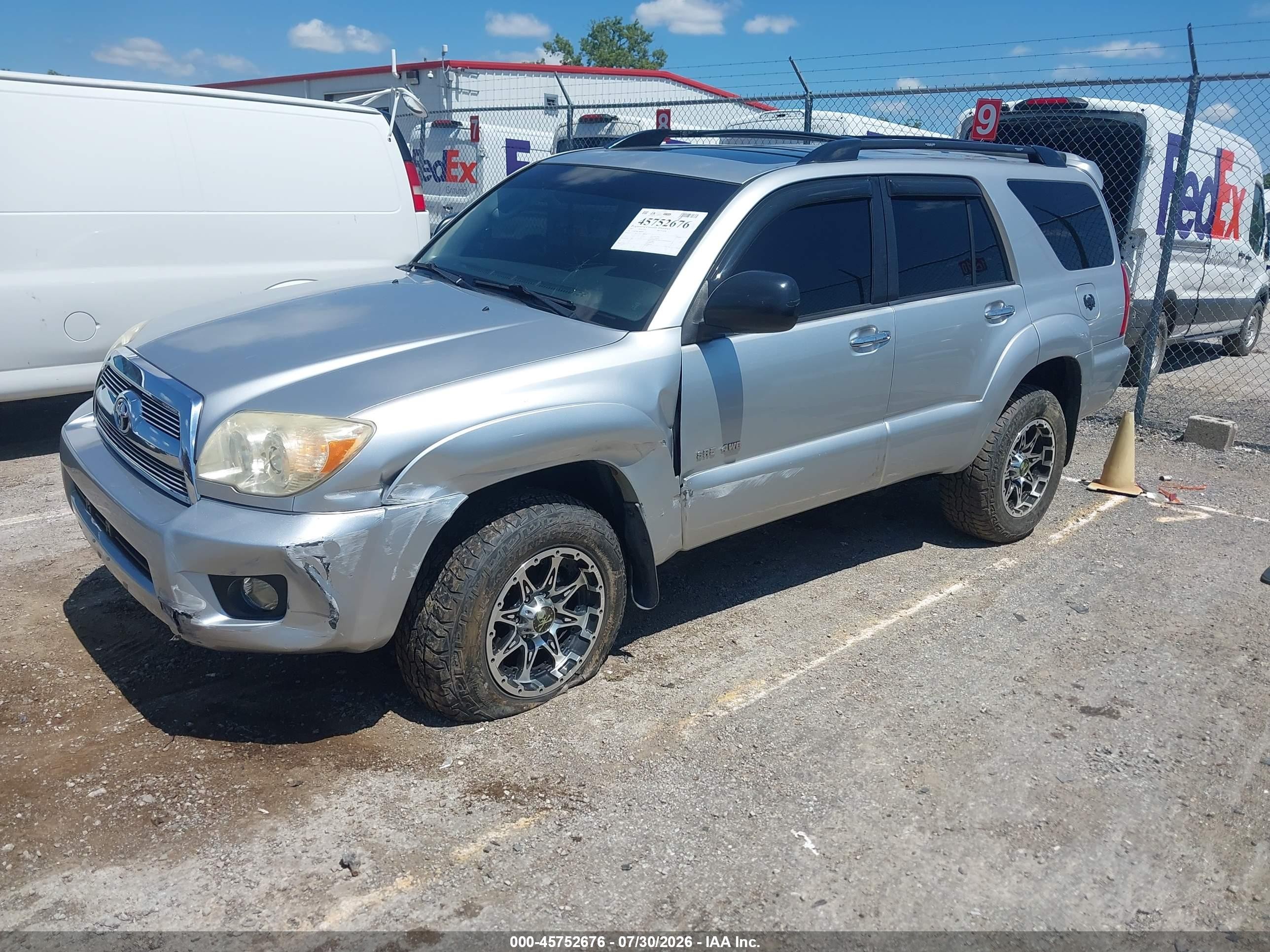 2007 Toyota 4runner Sr5 Серебряный vin: JTEBT14R378043415