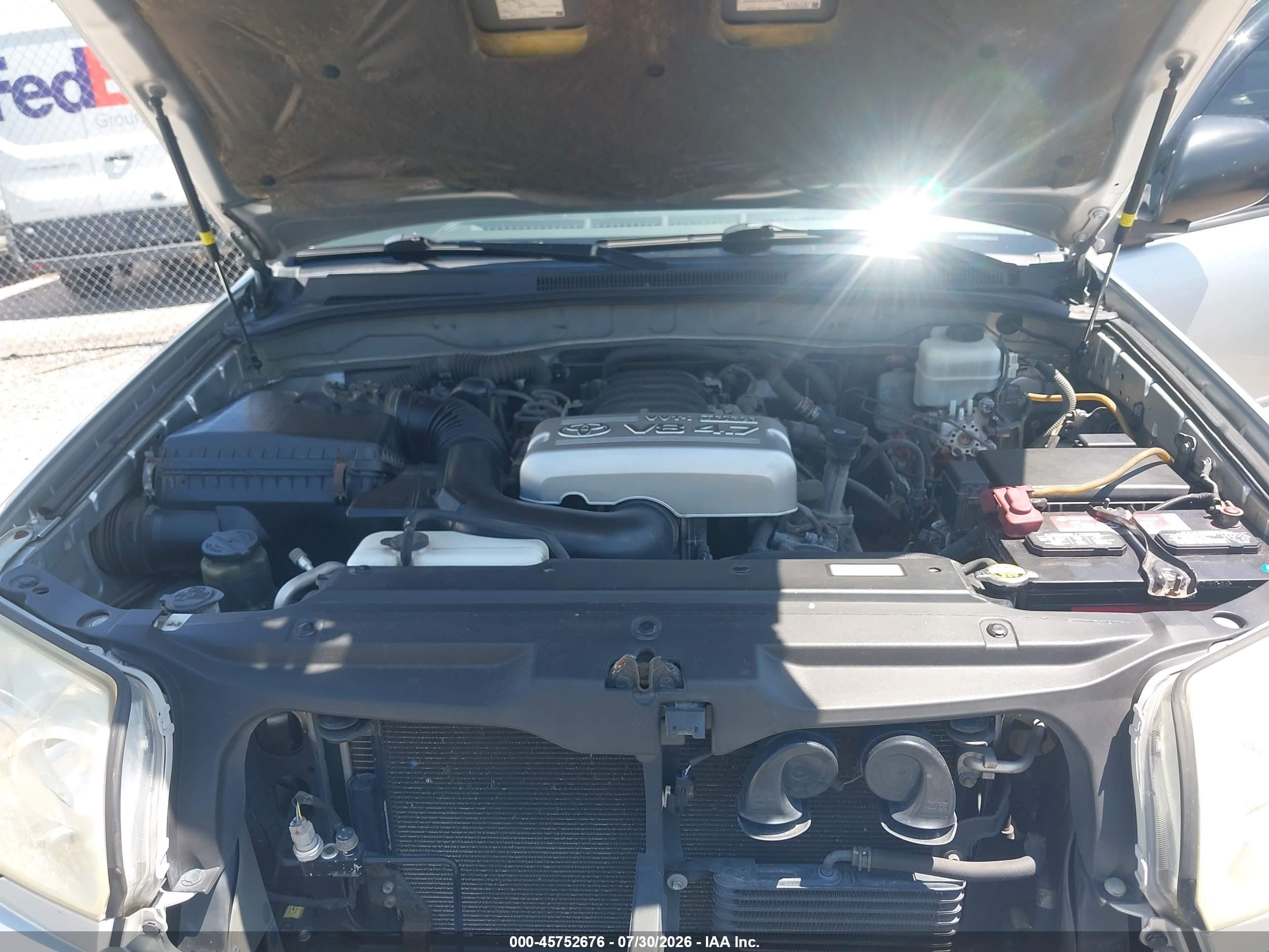 2007 Toyota 4runner Sr5 Серебряный vin: JTEBT14R378043415
