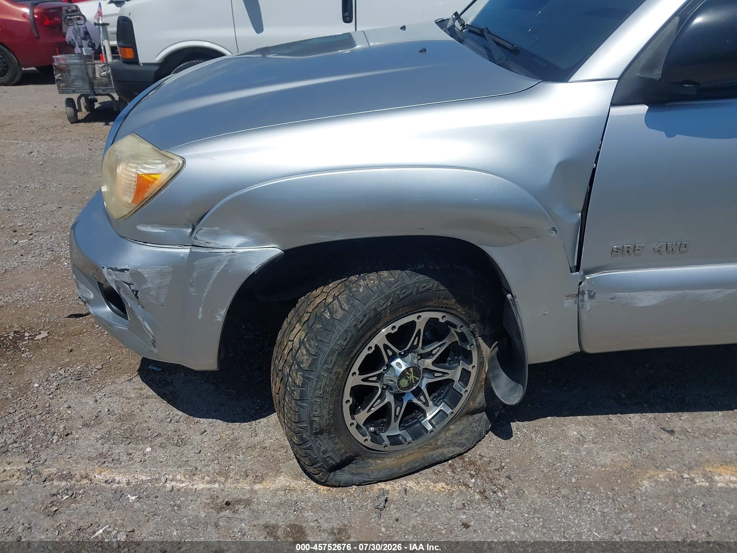 2007 Toyota 4runner Sr5 Серебряный vin: JTEBT14R378043415