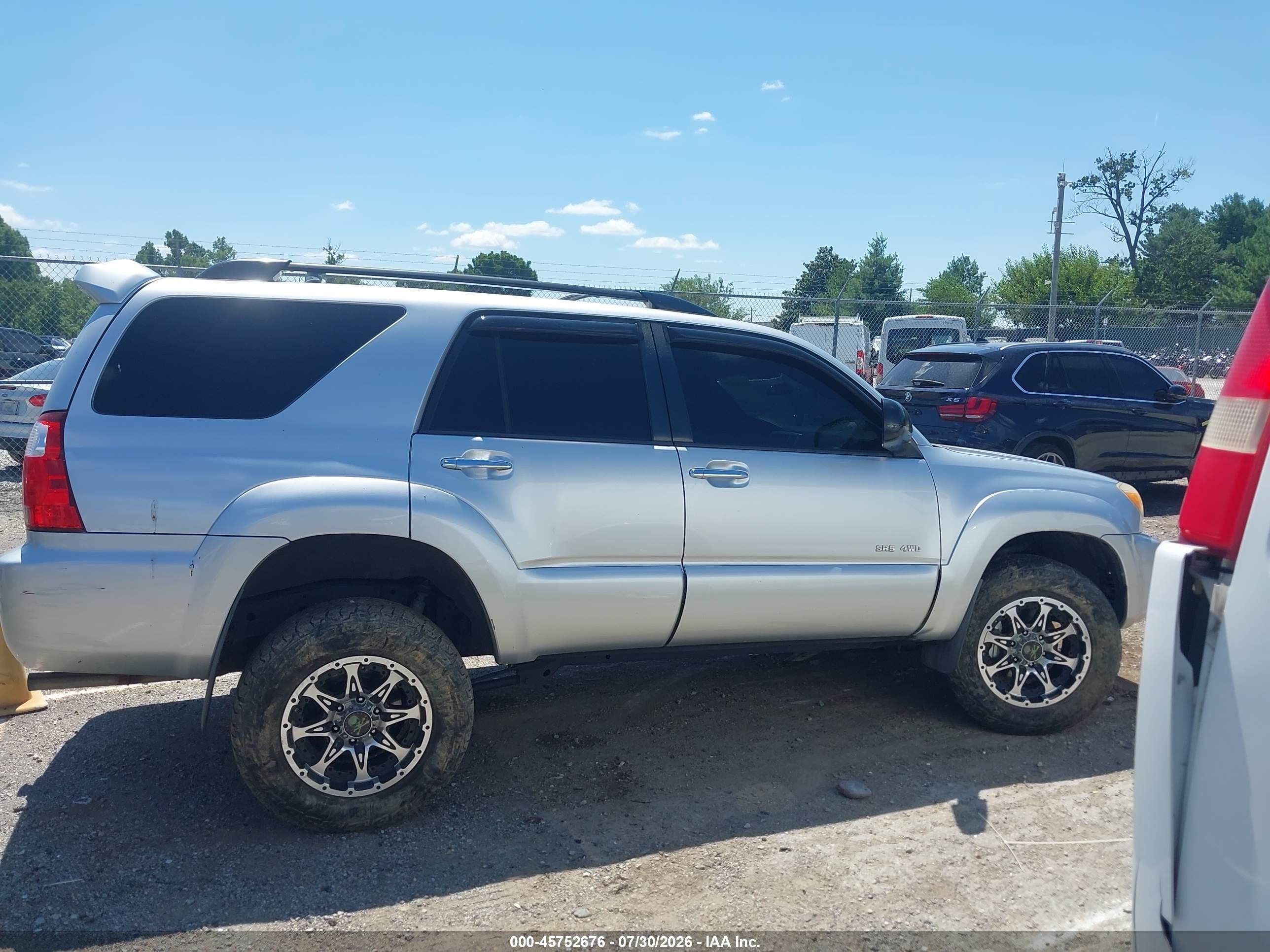 2007 Toyota 4runner Sr5 Серебряный vin: JTEBT14R378043415