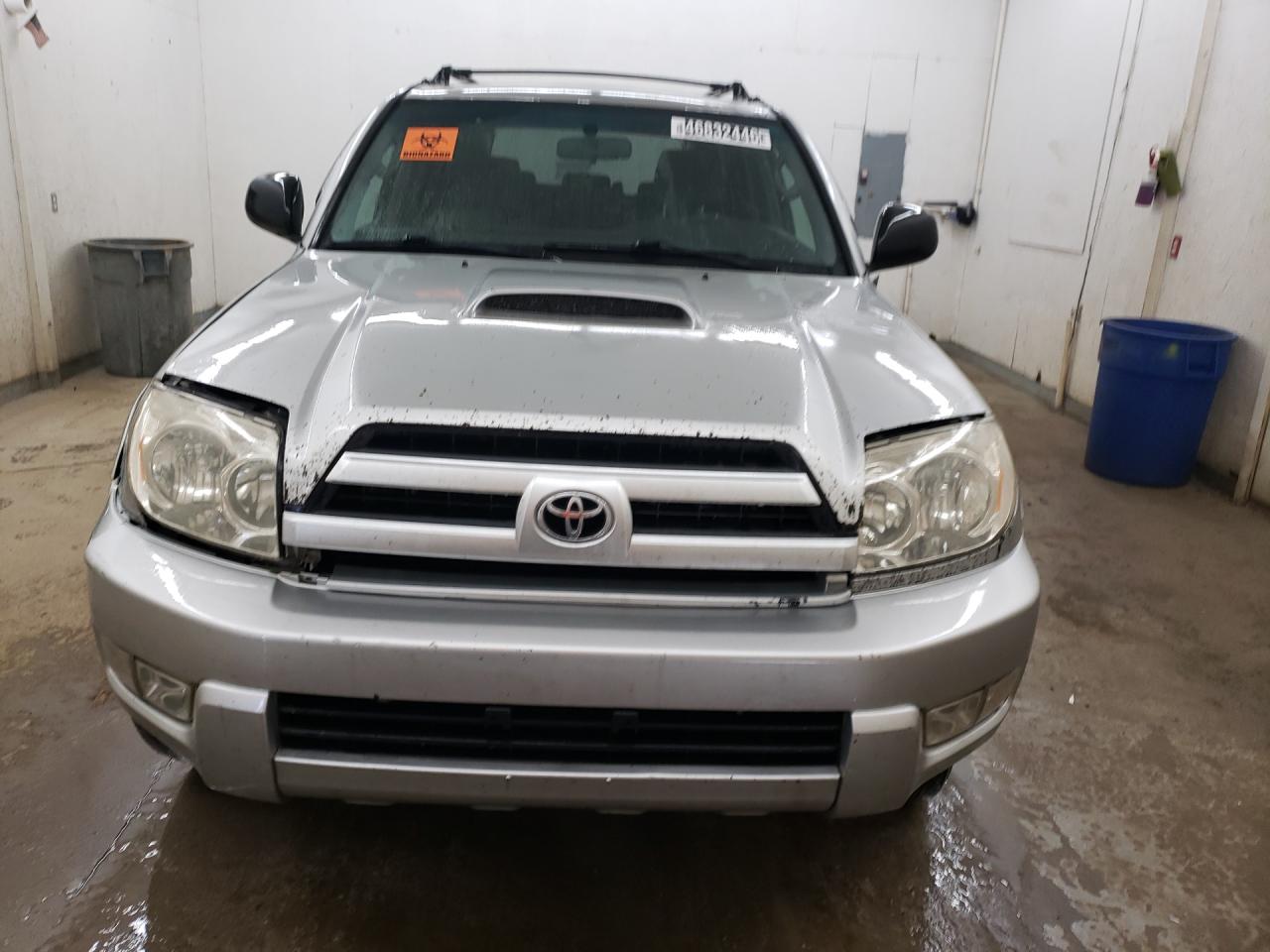 2004 Toyota 4runner Sr5 Silver vin: JTEBT14R440036094 Damage: Left Head Lamp, Faded, Repair Required