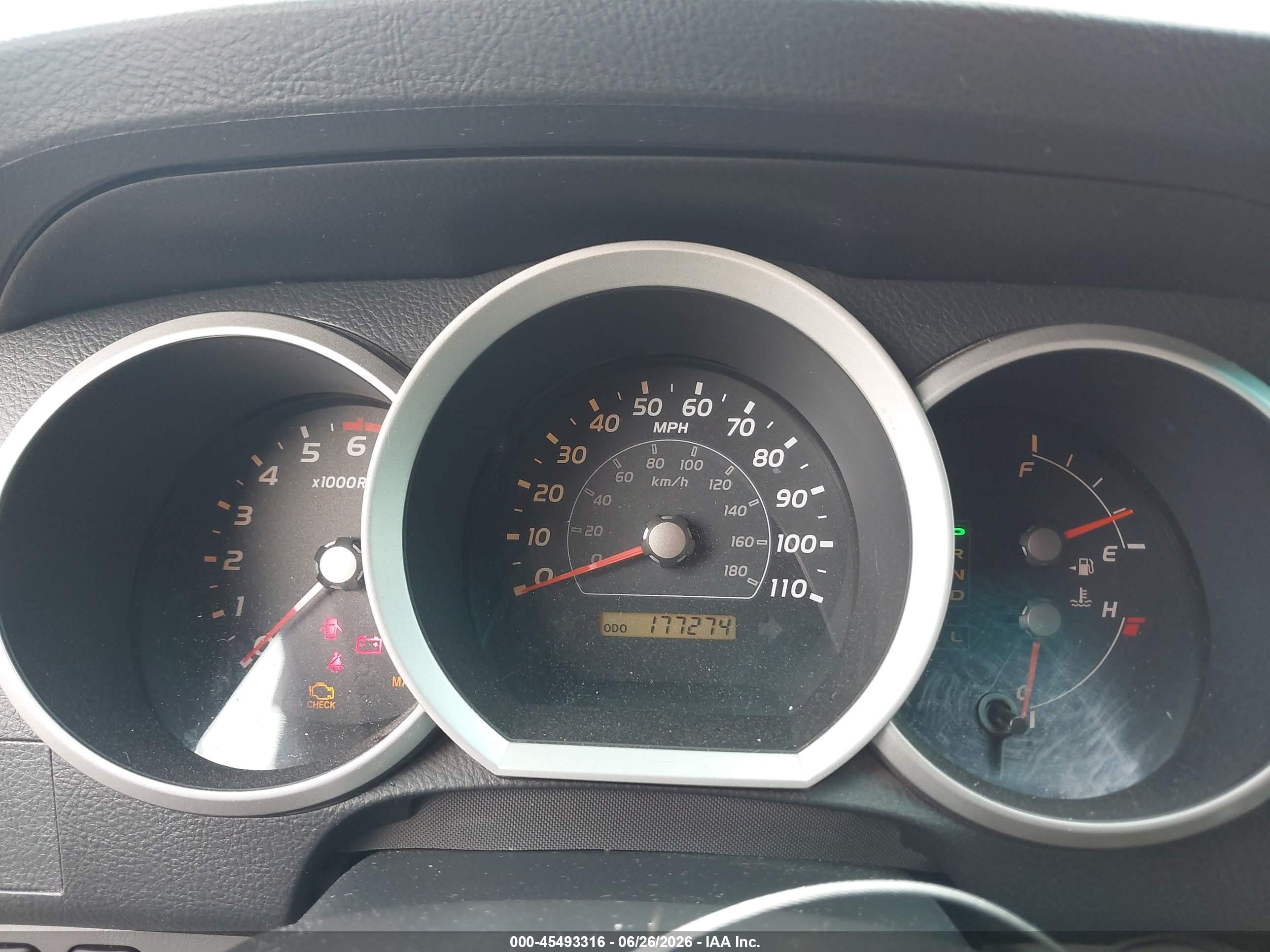 2006 Toyota 4runner Sr5 Sport V8 Red vin: JTEBT14R468035886