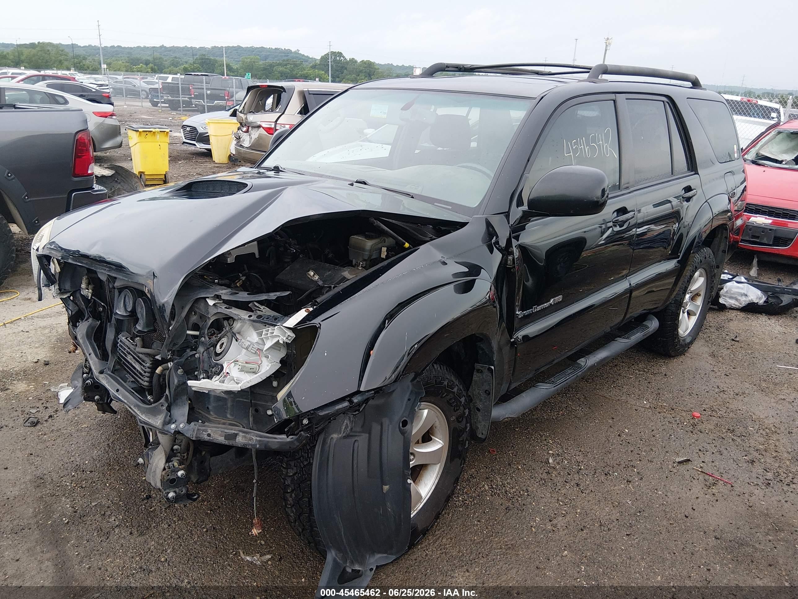 2007 Toyota 4runner Sr5 Sport Черный vin: JTEBT14R478043181