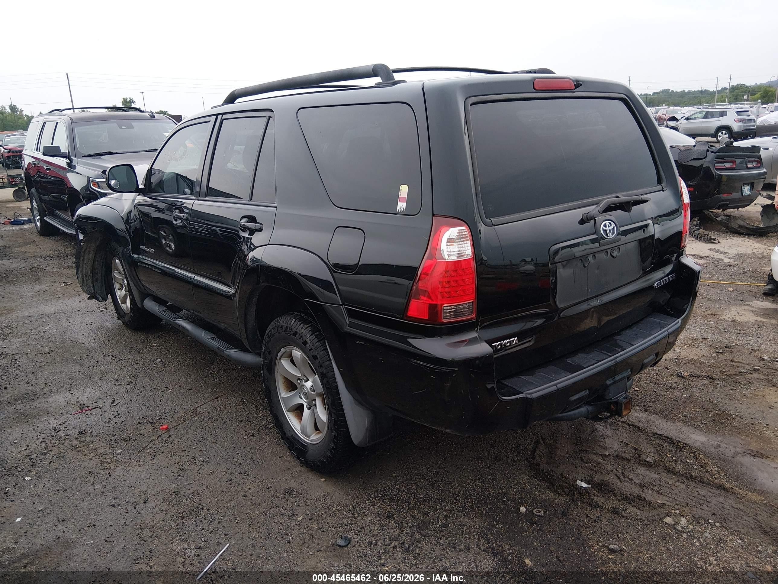 2007 Toyota 4runner Sr5 Sport Черный vin: JTEBT14R478043181