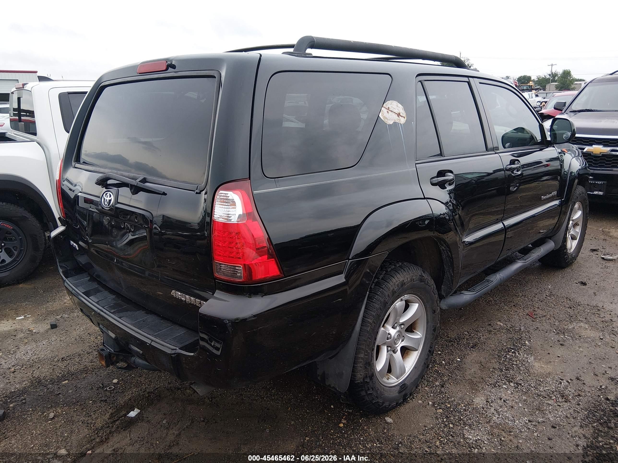 2007 Toyota 4runner Sr5 Sport Черный vin: JTEBT14R478043181
