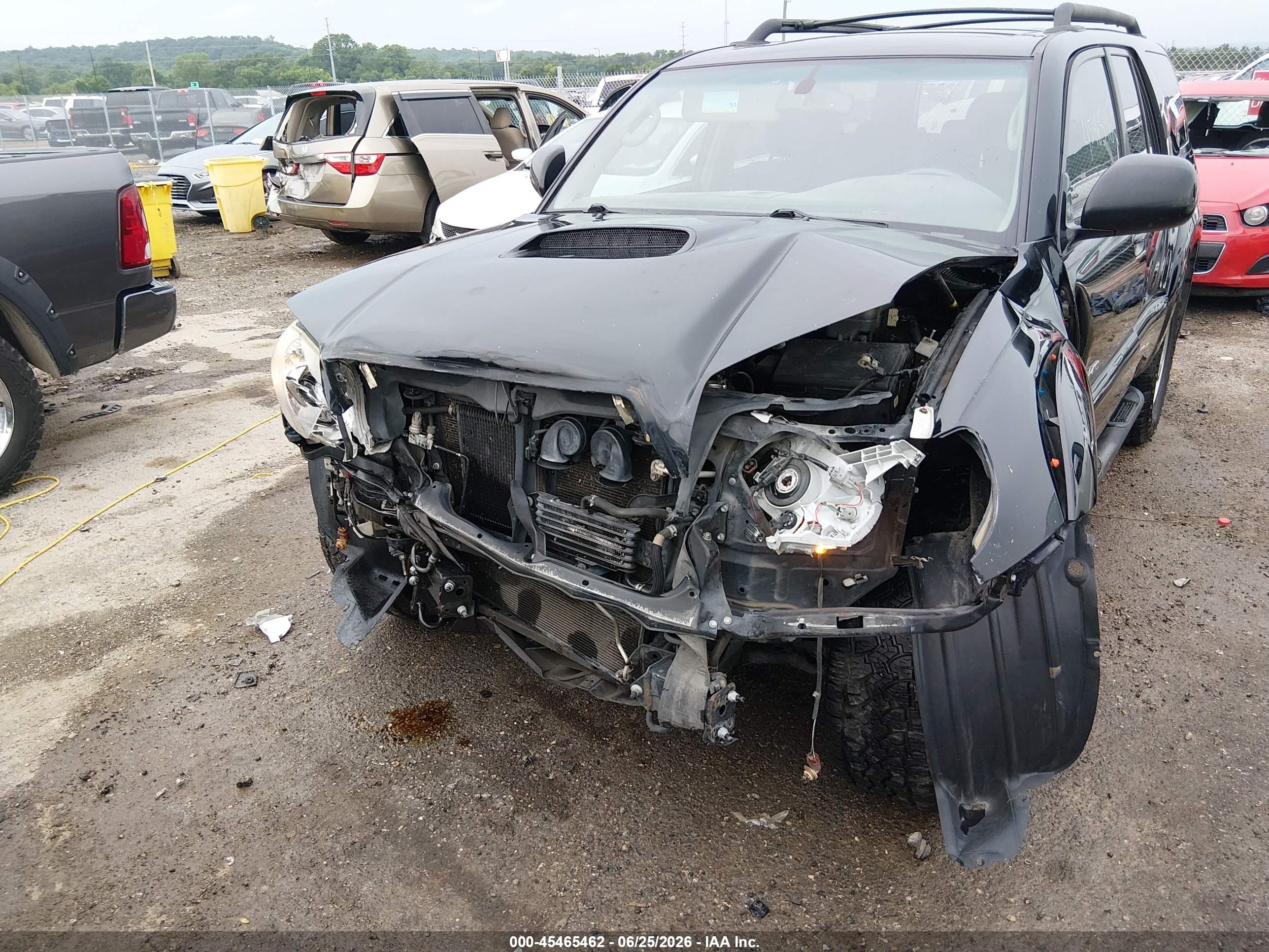 2007 Toyota 4runner Sr5 Sport Черный vin: JTEBT14R478043181
