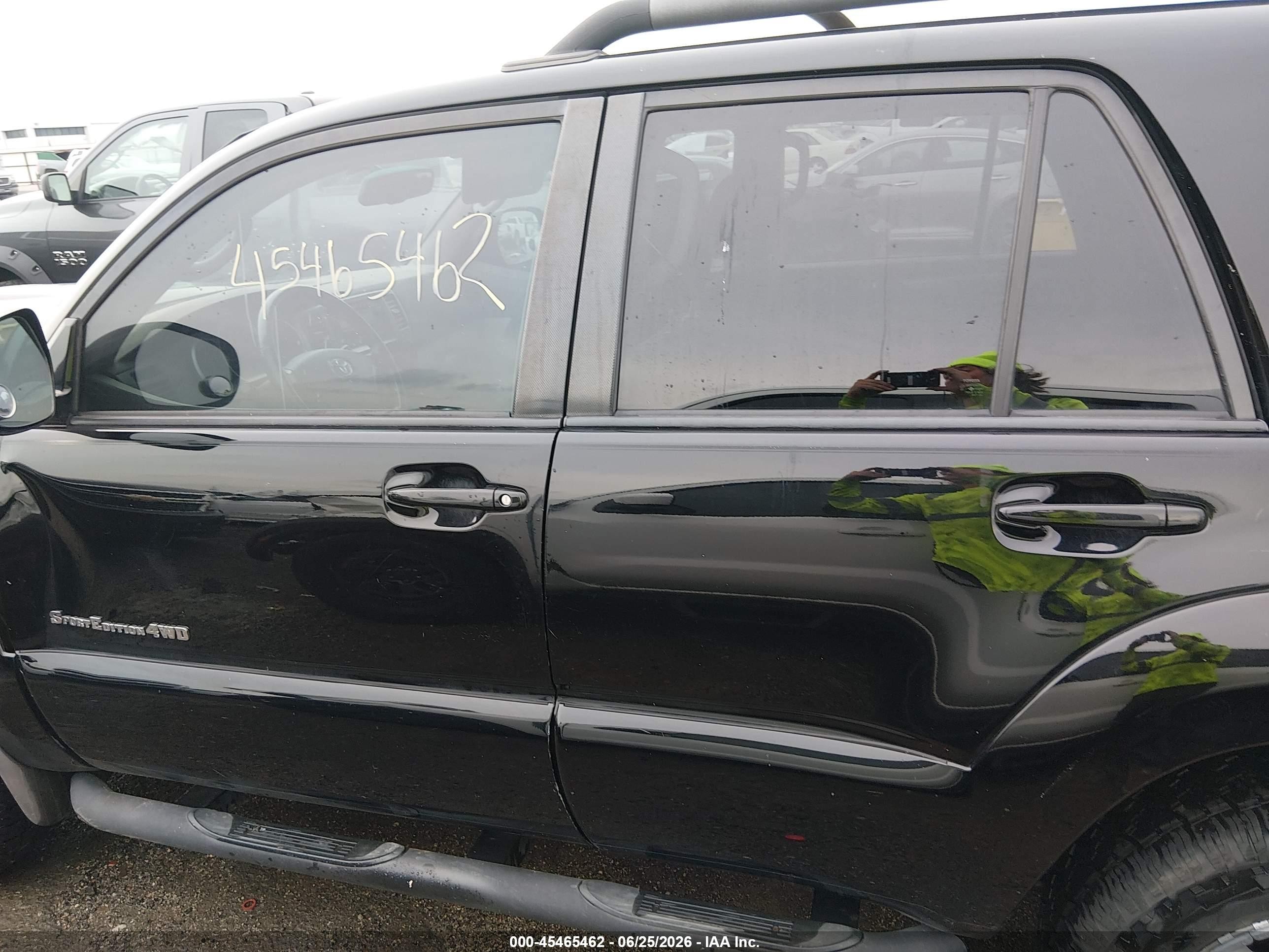 2007 Toyota 4runner Sr5 Sport Черный vin: JTEBT14R478043181