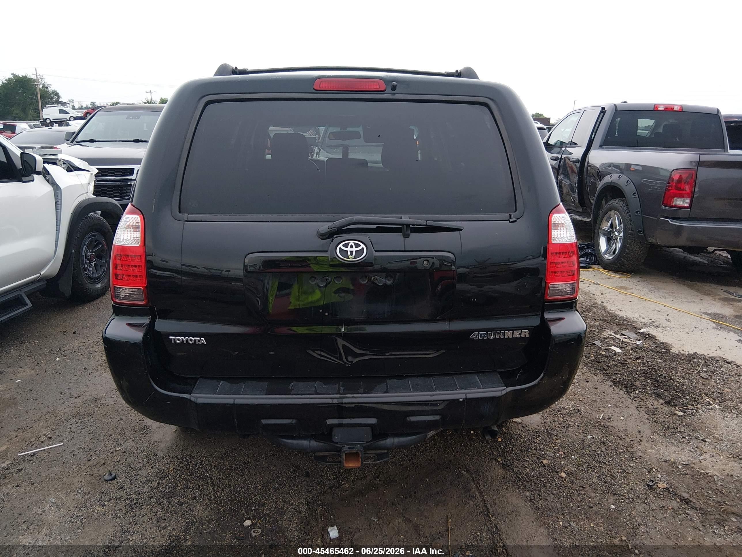 2007 Toyota 4runner Sr5 Sport Черный vin: JTEBT14R478043181