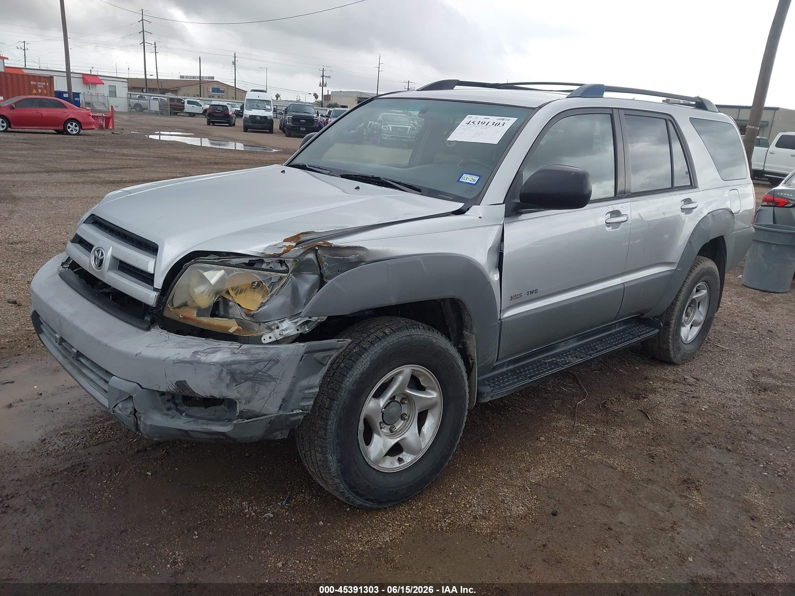 2003 Toyota 4runner Sr5 V8 Серебряный vin: JTEBT14R530002874