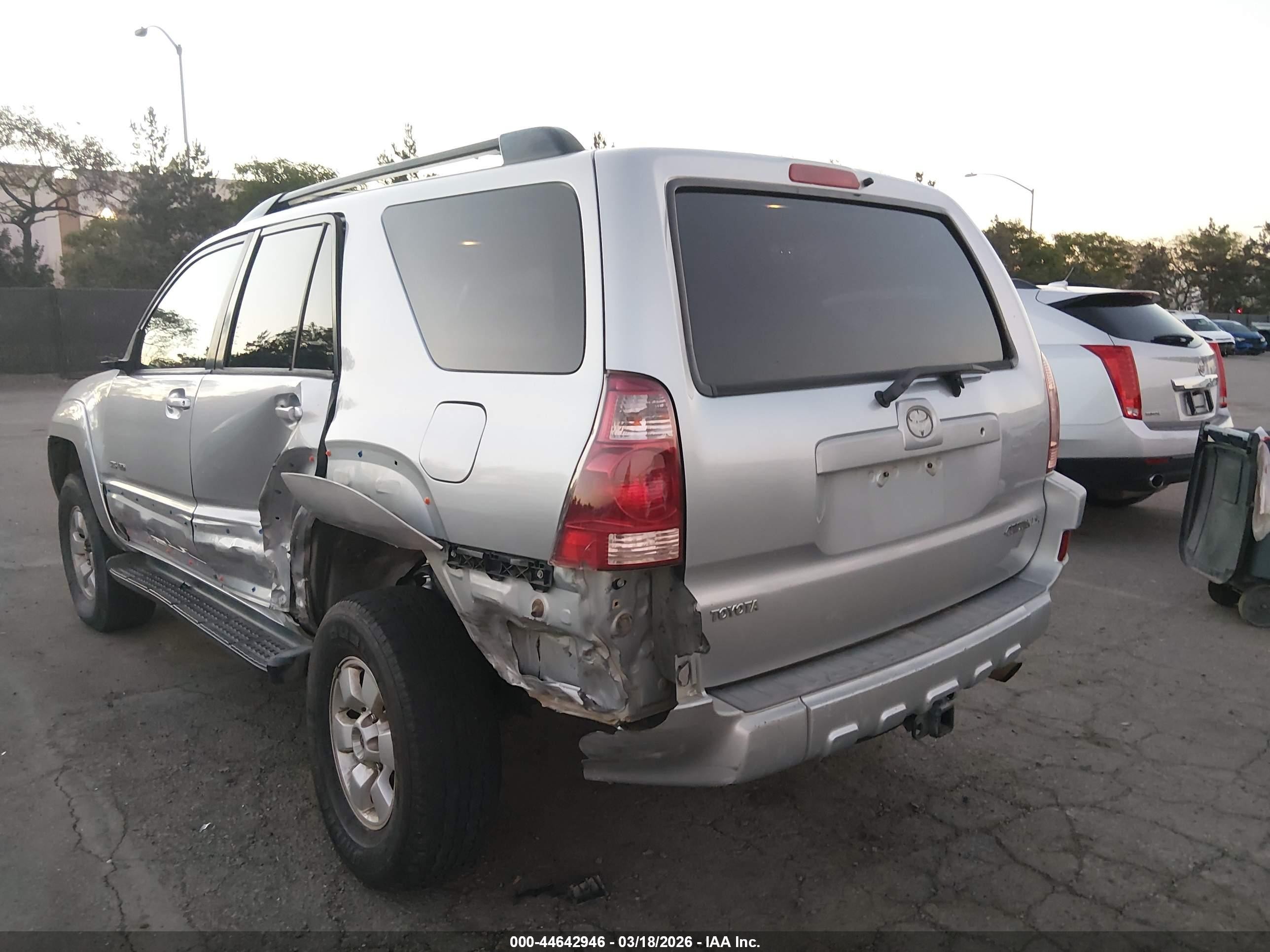 2003 Toyota 4runner Sr5 V8 Silver vin: JTEBT14R530023515