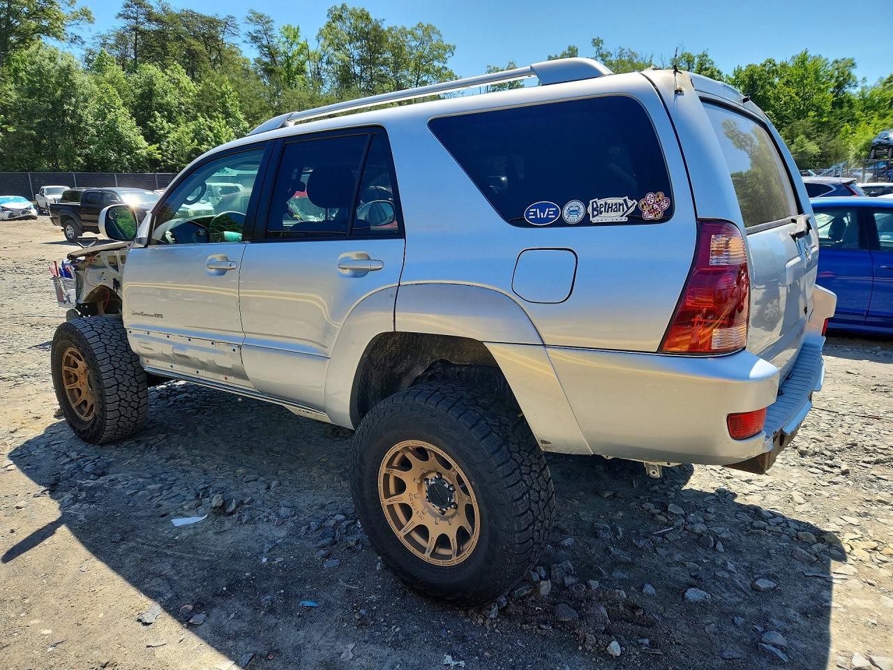 2004 Toyota 4runner Sport Edition Серебряный vin: JTEBT14R548016938