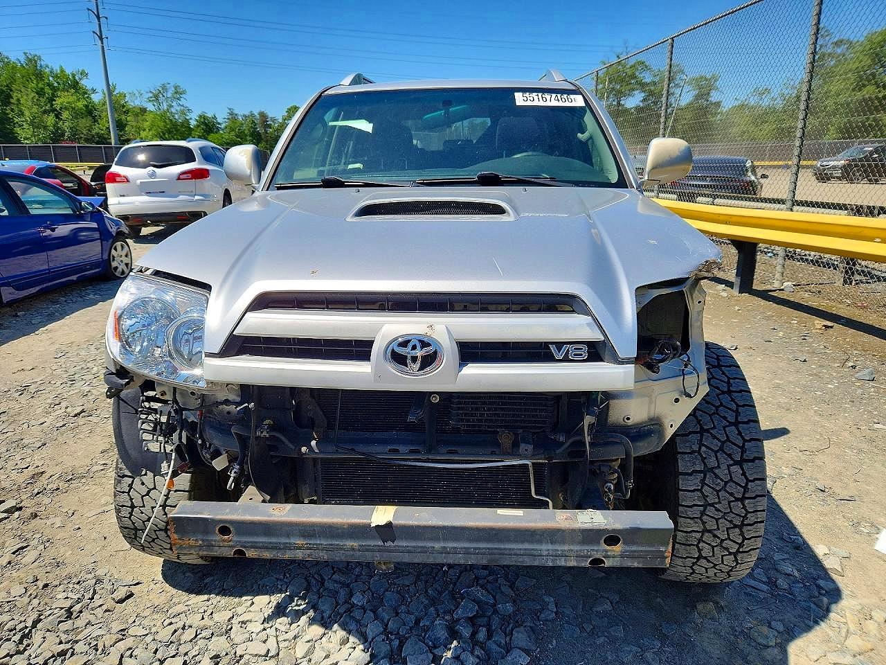 2004 Toyota 4runner Sport Edition Серебряный vin: JTEBT14R548016938