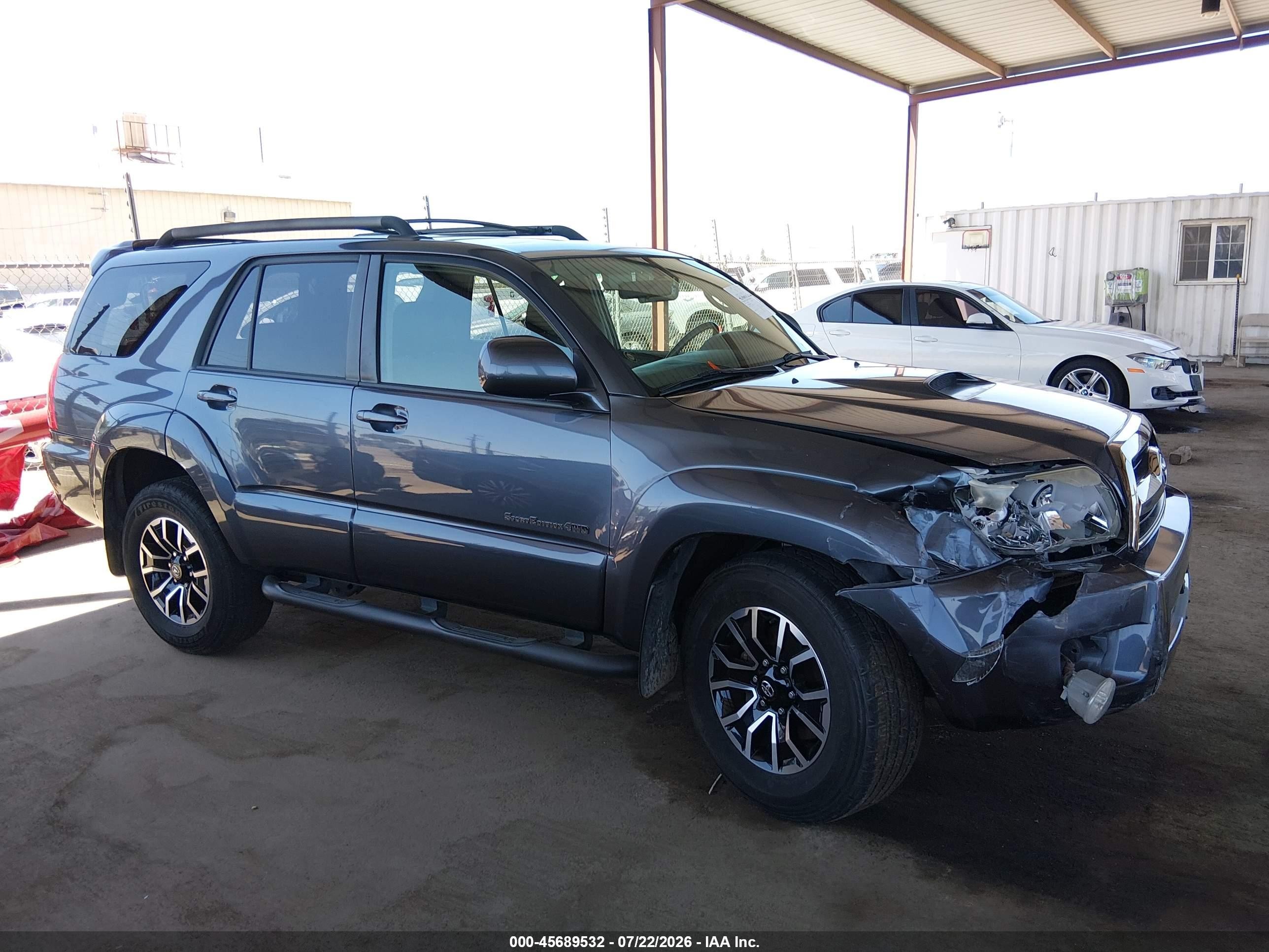 2006 Toyota 4runner Sr5 Sport V8 Серый vin: JTEBT14R560064067