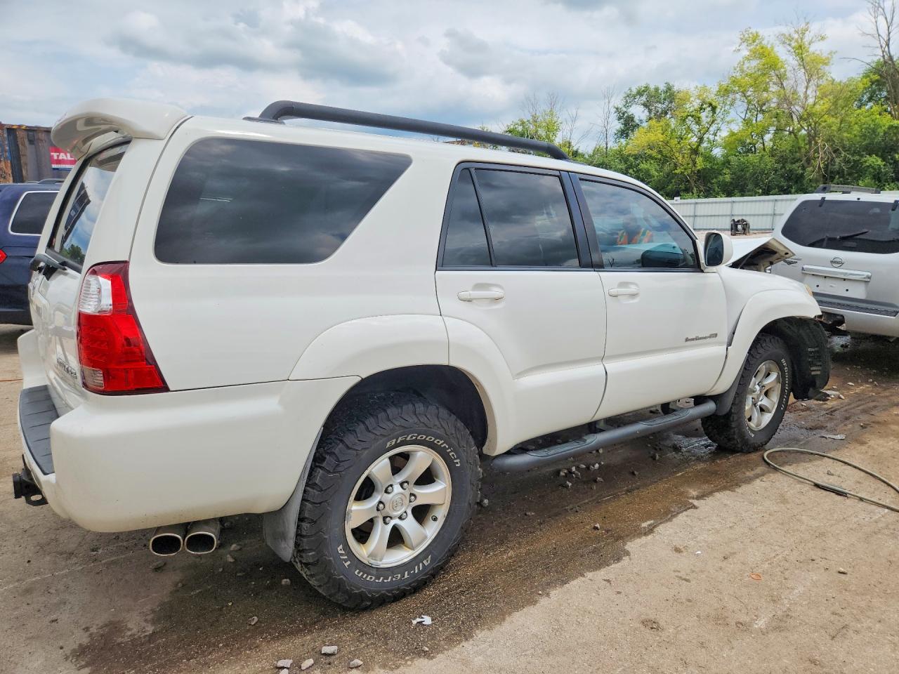 2008 Toyota 4runner Sport Edition White vin: JTEBT14R58K002482
