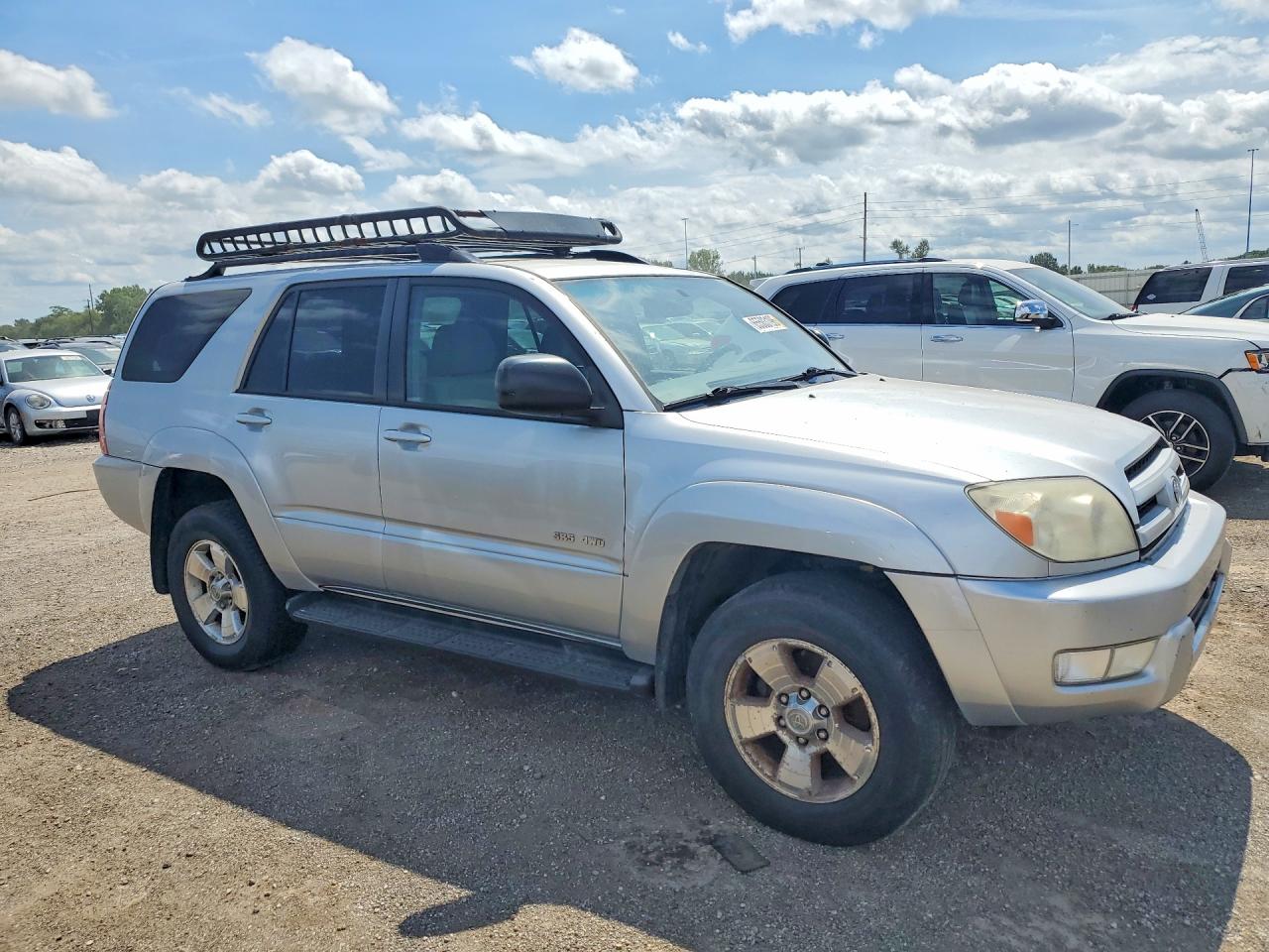 2004 Toyota 4runner Sr5 Silver vin: JTEBT14R648014566