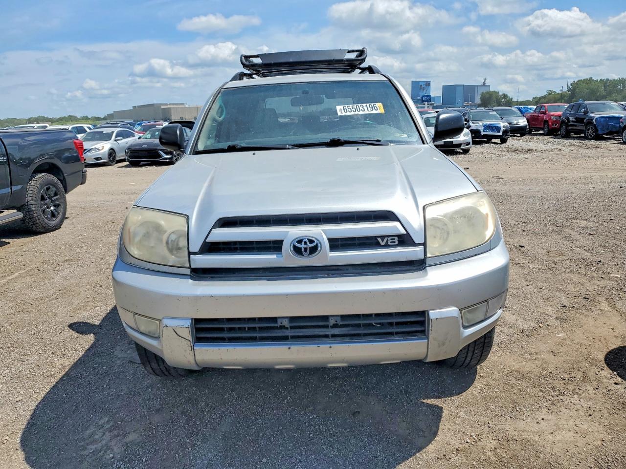 2004 Toyota 4runner Sr5 Silver vin: JTEBT14R648014566