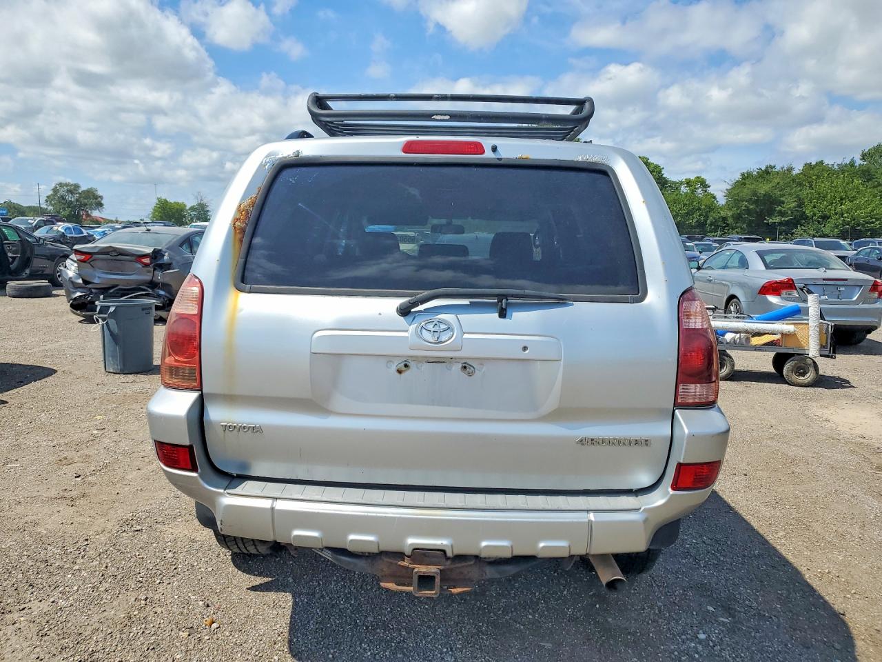 2004 Toyota 4runner Sr5 Silver vin: JTEBT14R648014566