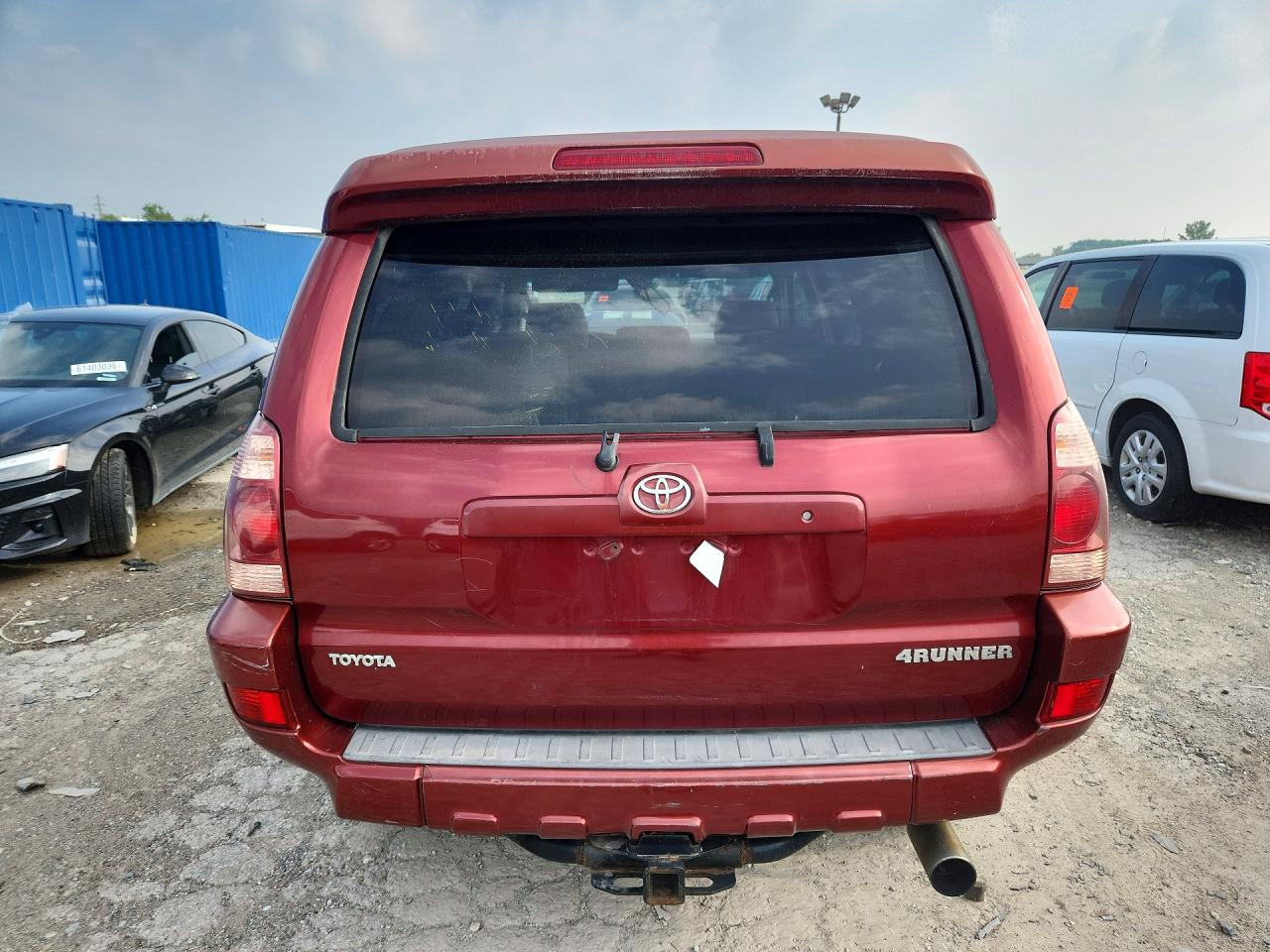 2005 Toyota 4runner Sr5 Red vin: JTEBT14R658019655
