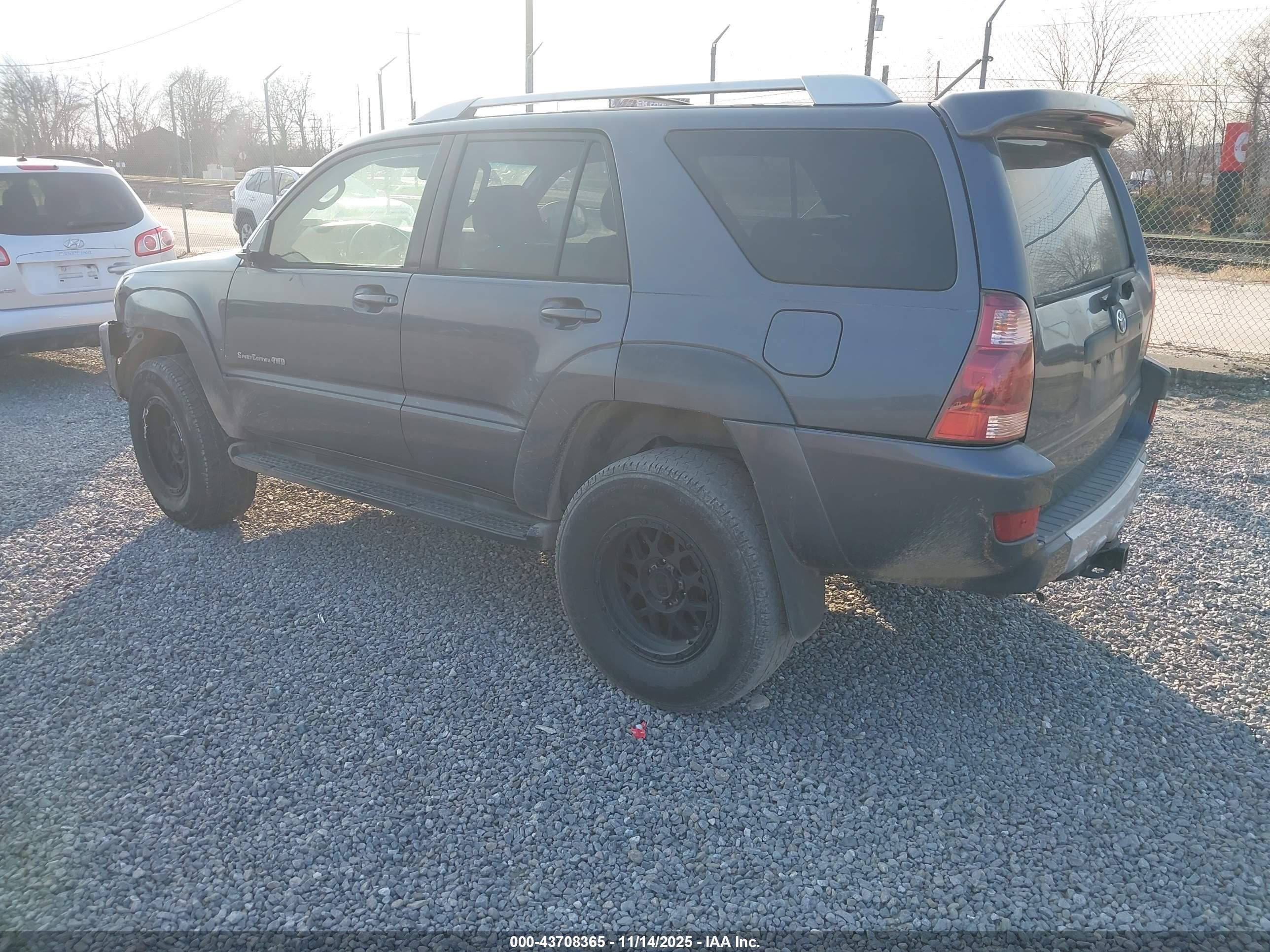 2004 Toyota 4runner Sr5 Sport V8 Gray vin: JTEBT14R748014530