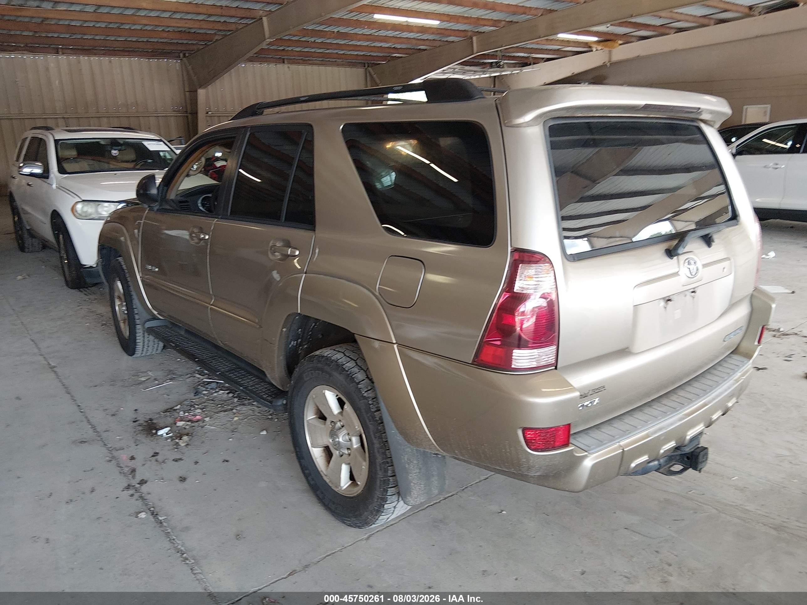 2005 Toyota 4runner Sr5 V8 Gold vin: JTEBT14R750054963