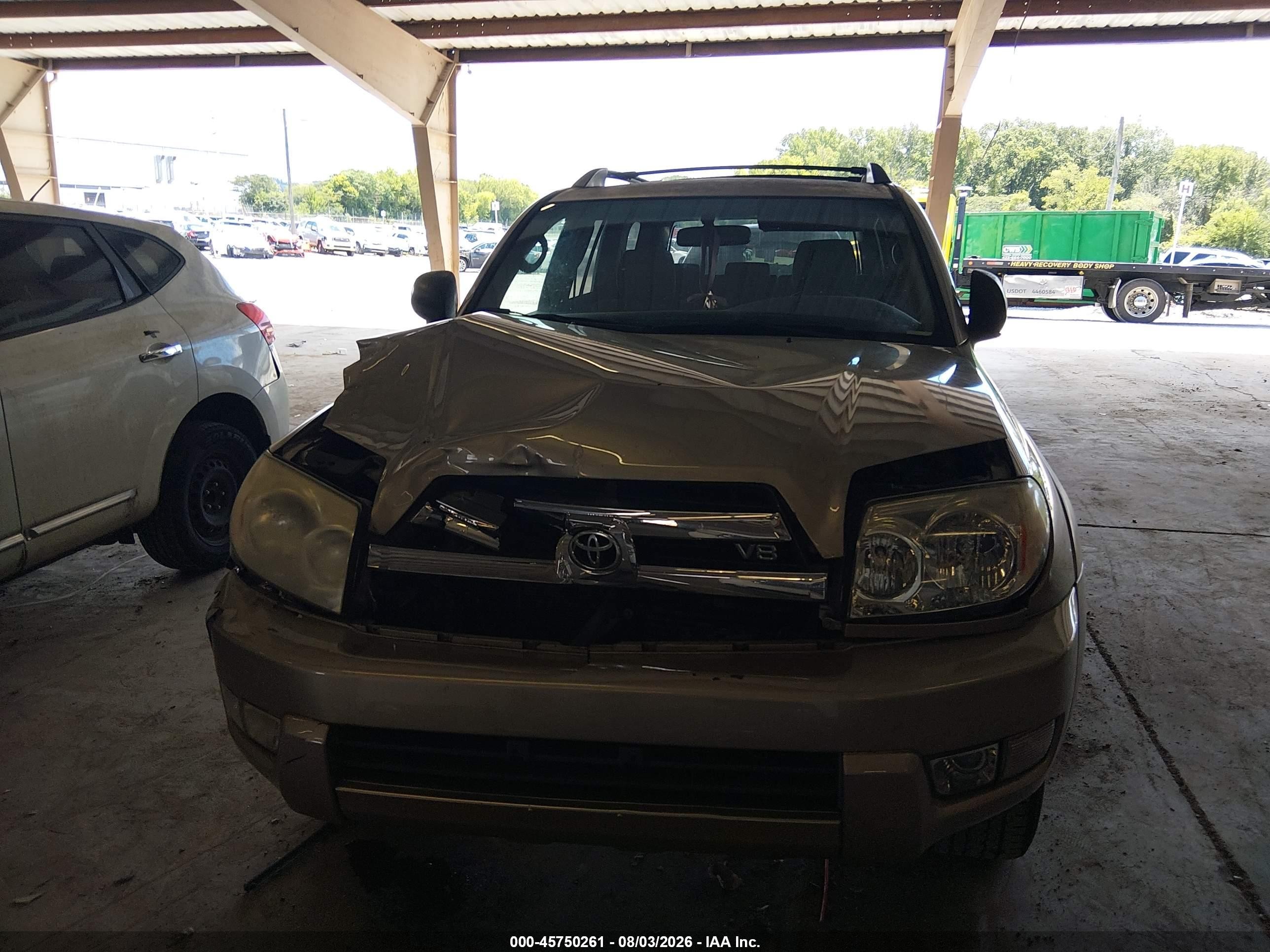 2005 Toyota 4runner Sr5 V8 Gold vin: JTEBT14R750054963
