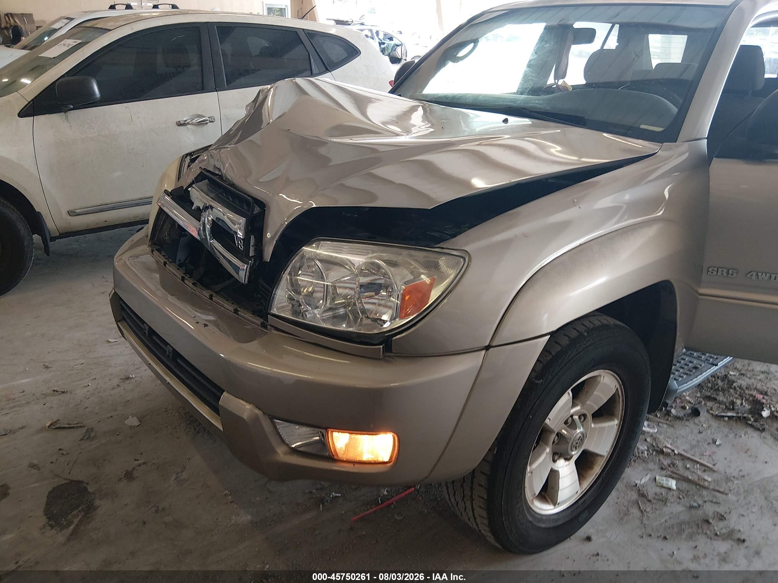 2005 Toyota 4runner Sr5 V8 Gold vin: JTEBT14R750054963