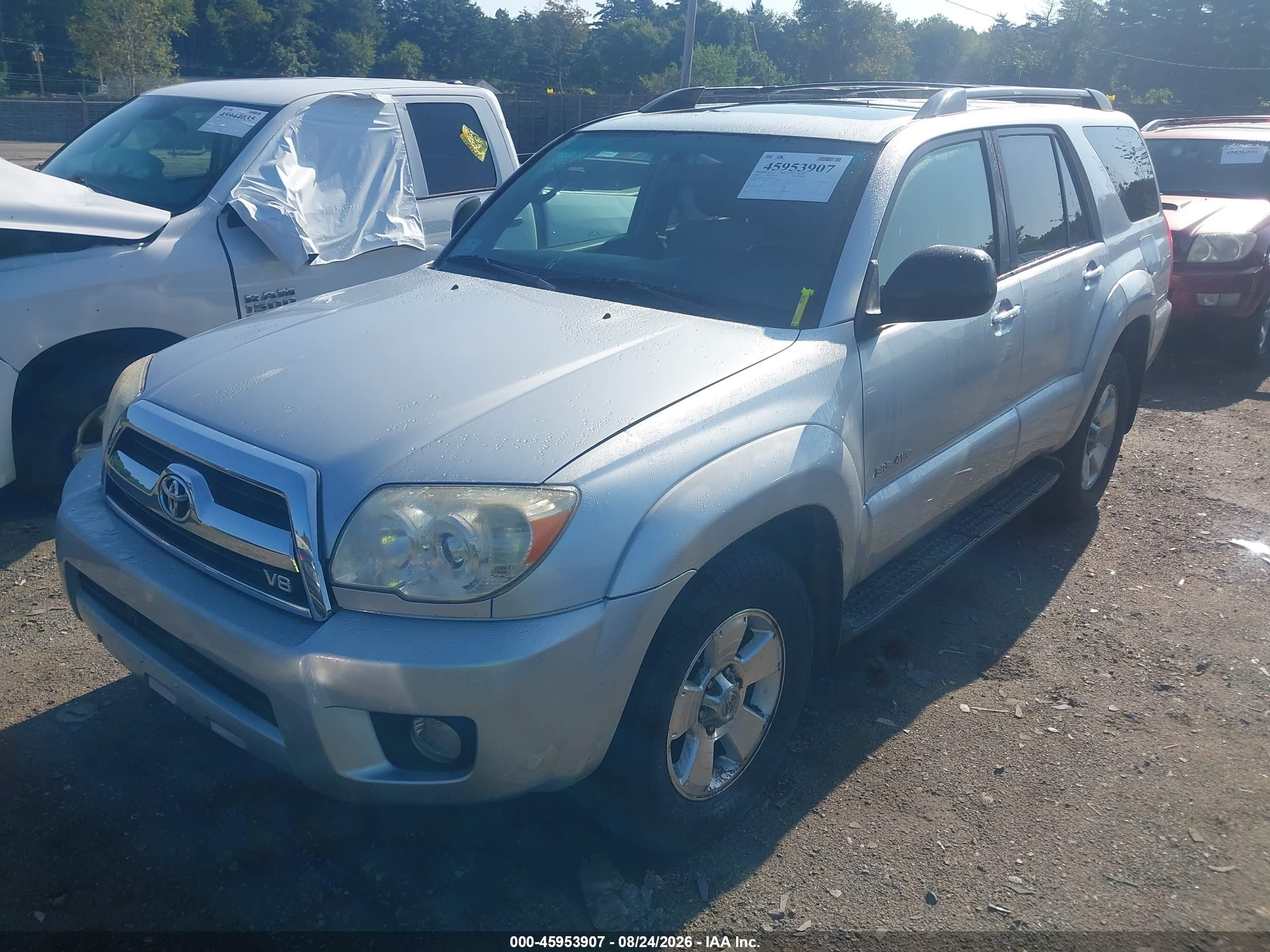 2006 Toyota 4runner Sr5 V8 Gray vin: JTEBT14R760062417