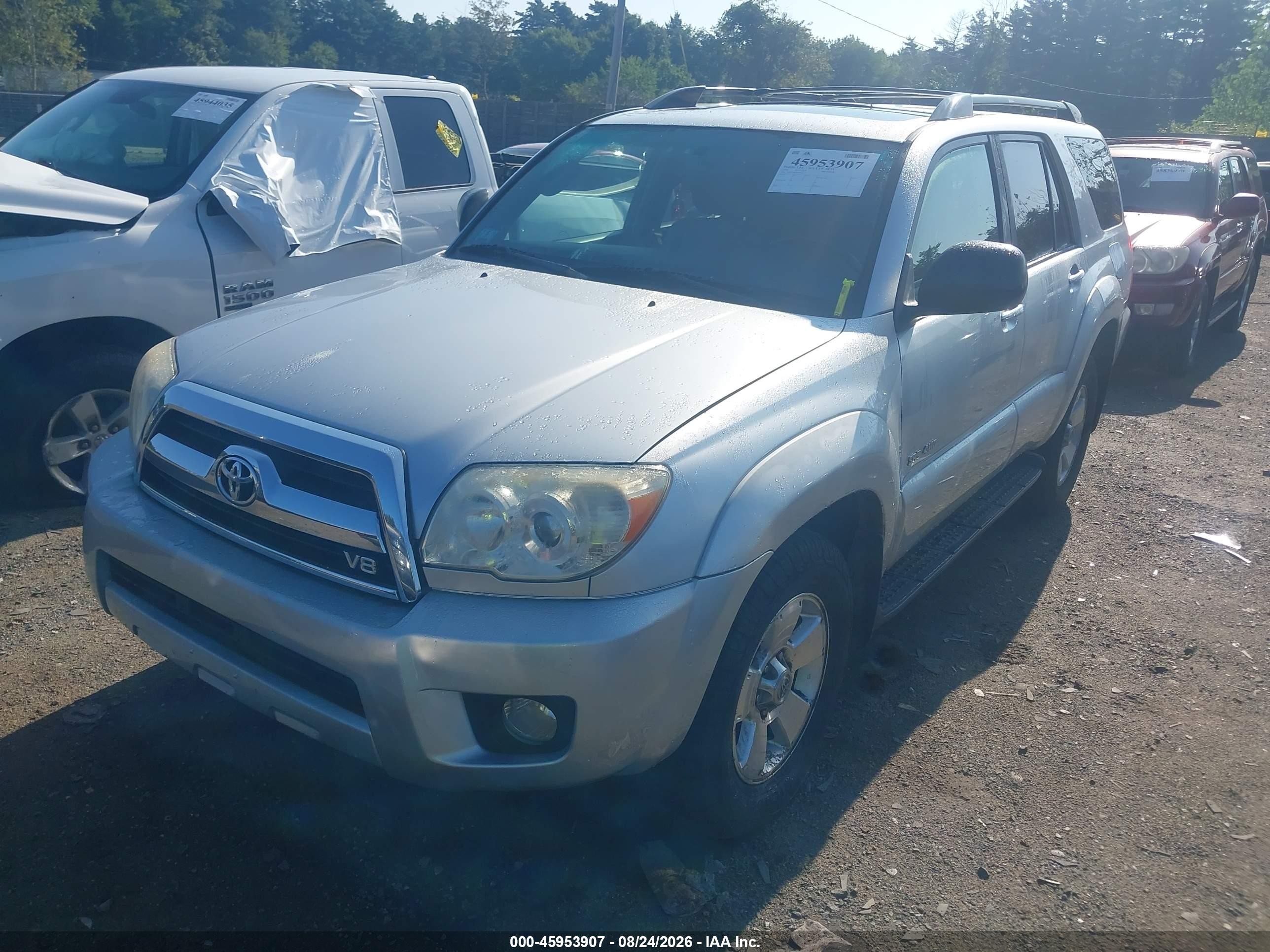 2006 Toyota 4runner Sr5 V8 Gray vin: JTEBT14R760062417