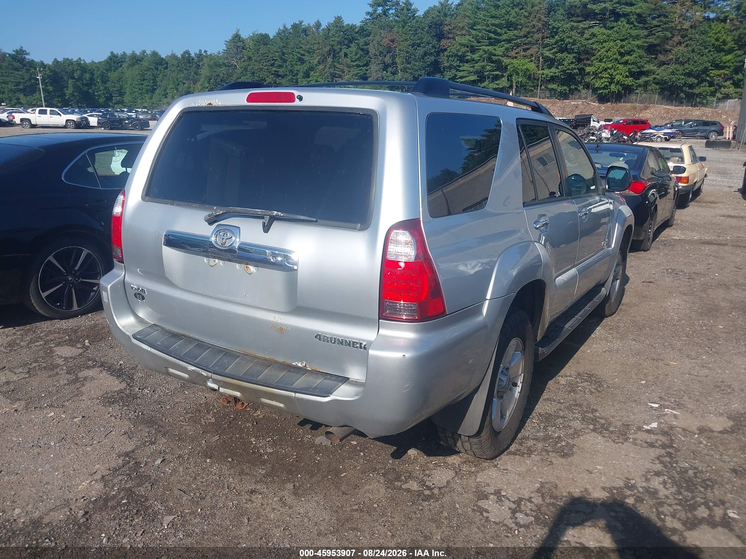 2006 Toyota 4runner Sr5 V8 Gray vin: JTEBT14R760062417