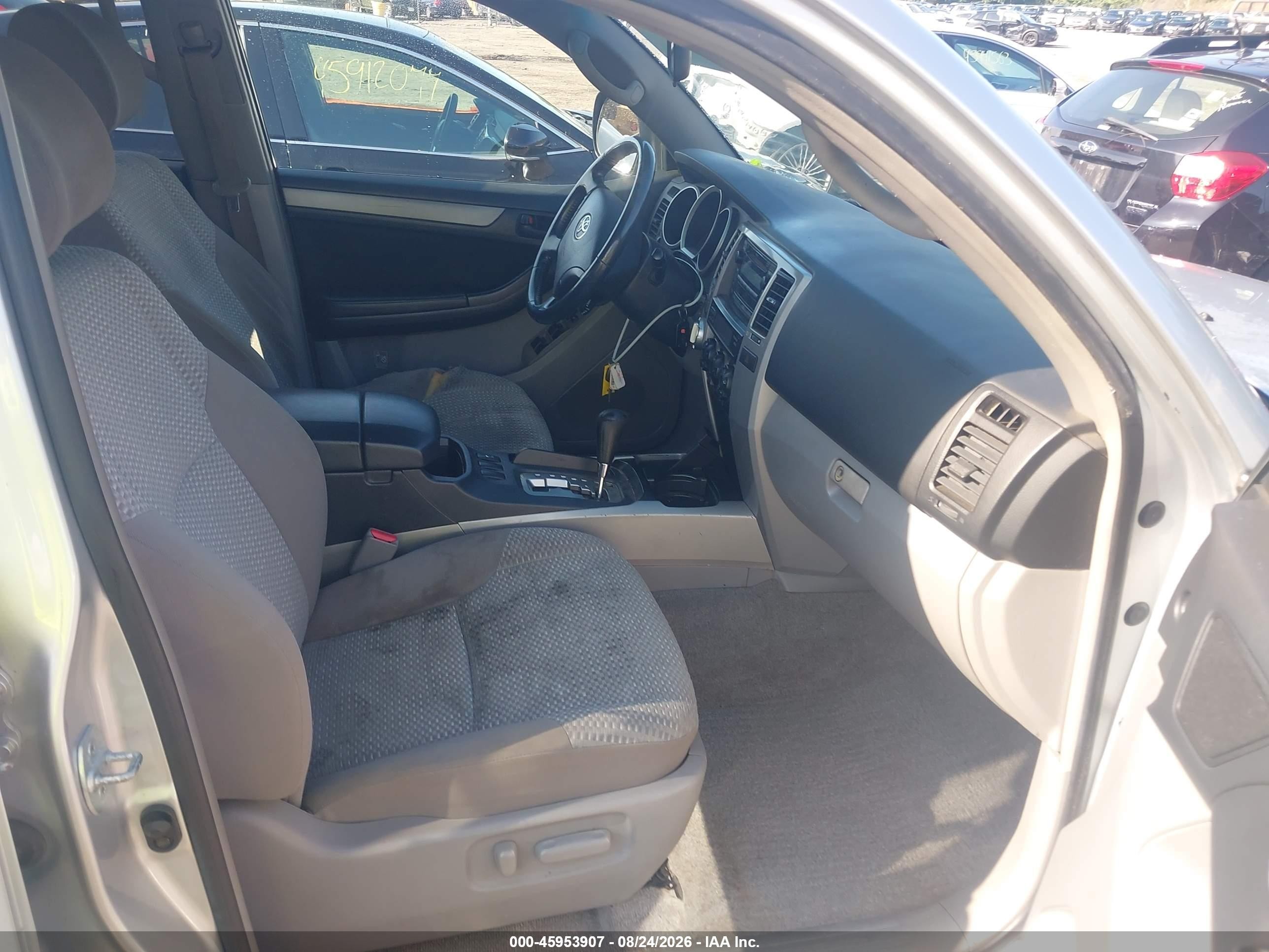2006 Toyota 4runner Sr5 V8 Gray vin: JTEBT14R760062417