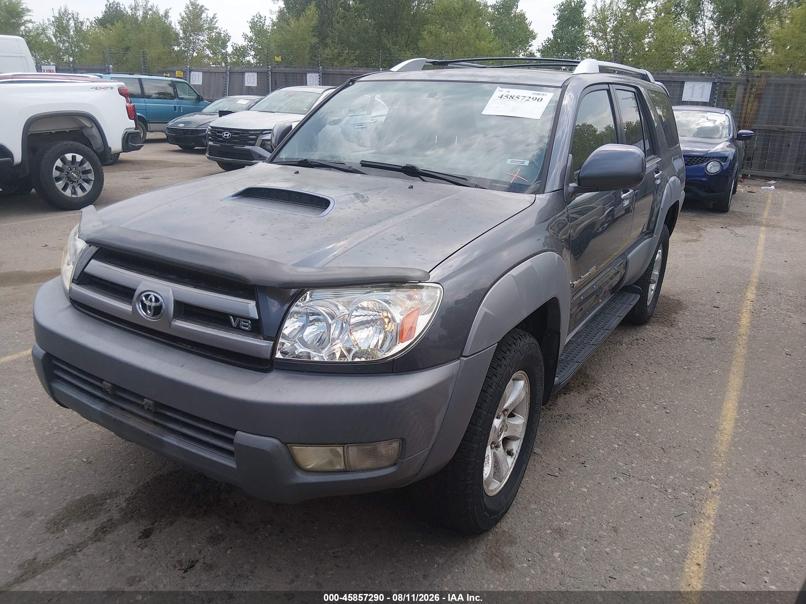 2003 Toyota 4runner Sr5 Sport V8 Black vin: JTEBT14R830023718