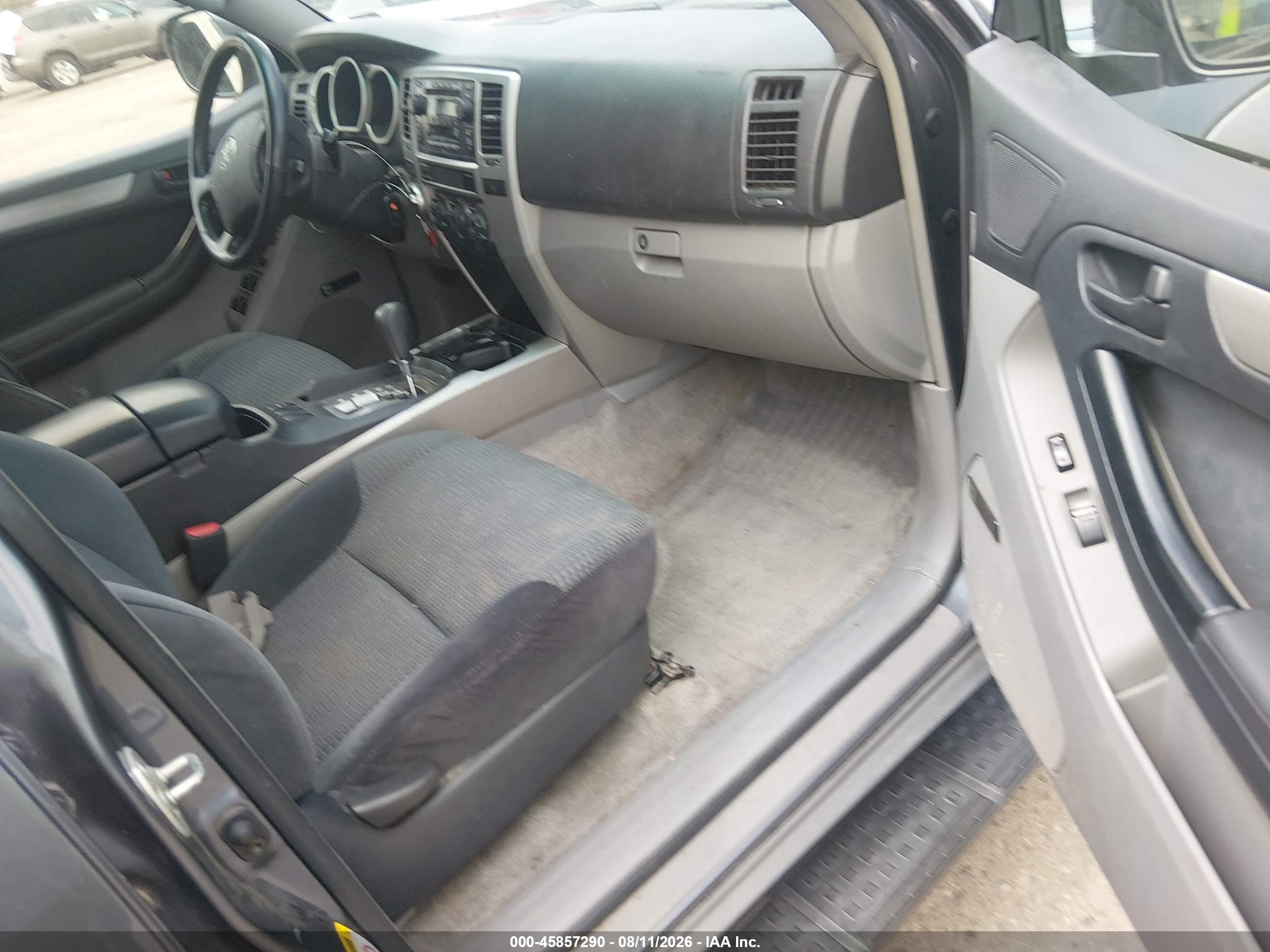 2003 Toyota 4runner Sr5 Sport V8 Black vin: JTEBT14R830023718
