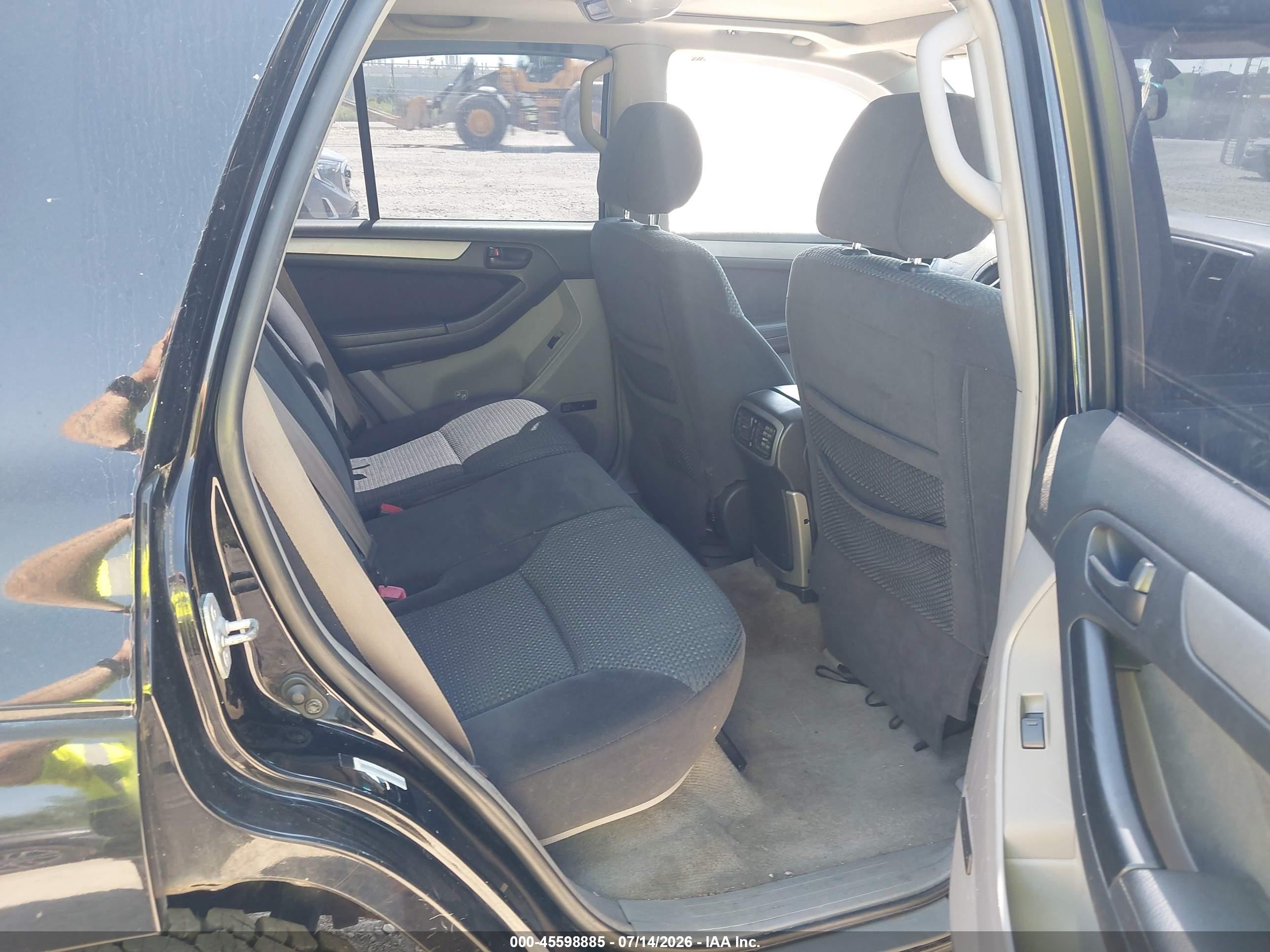 2004 Toyota 4runner Sr5 Sport V8 Black vin: JTEBT14R840031626