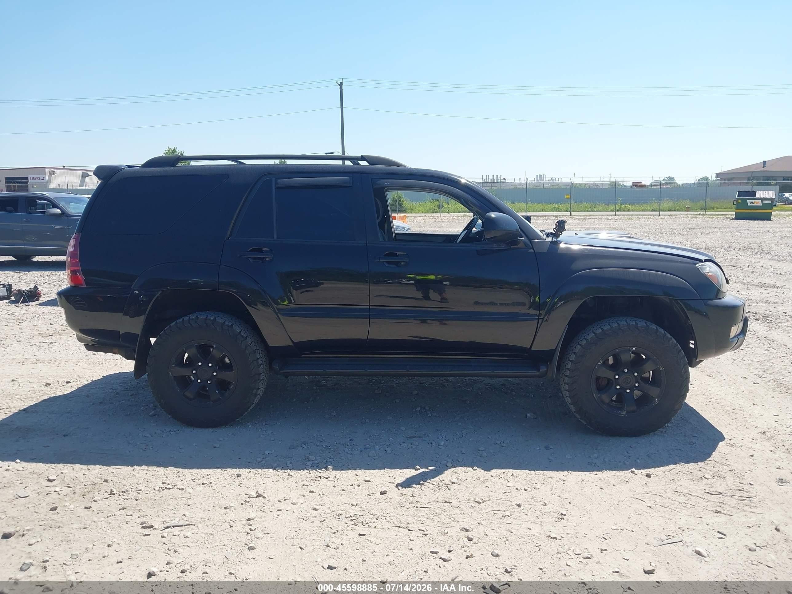 2004 Toyota 4runner Sr5 Sport V8 Black vin: JTEBT14R840031626