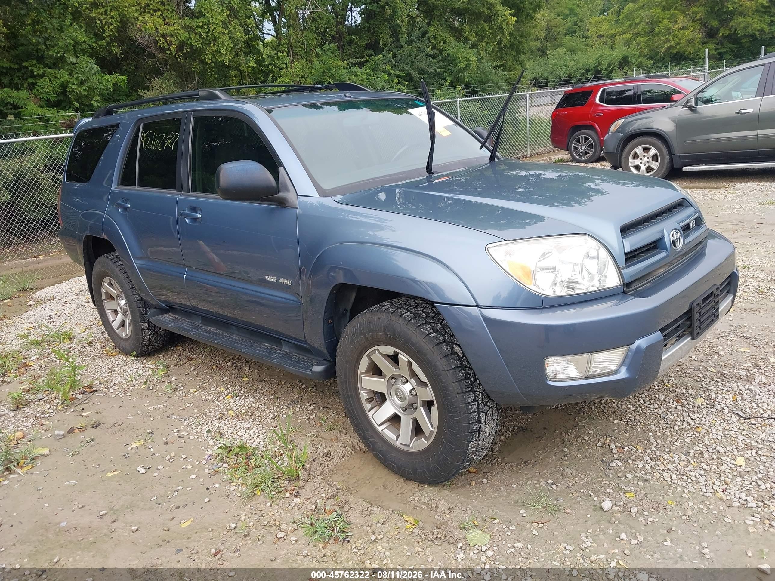 2004 Toyota 4runner Sr5 V8 Blue vin: JTEBT14R848014696