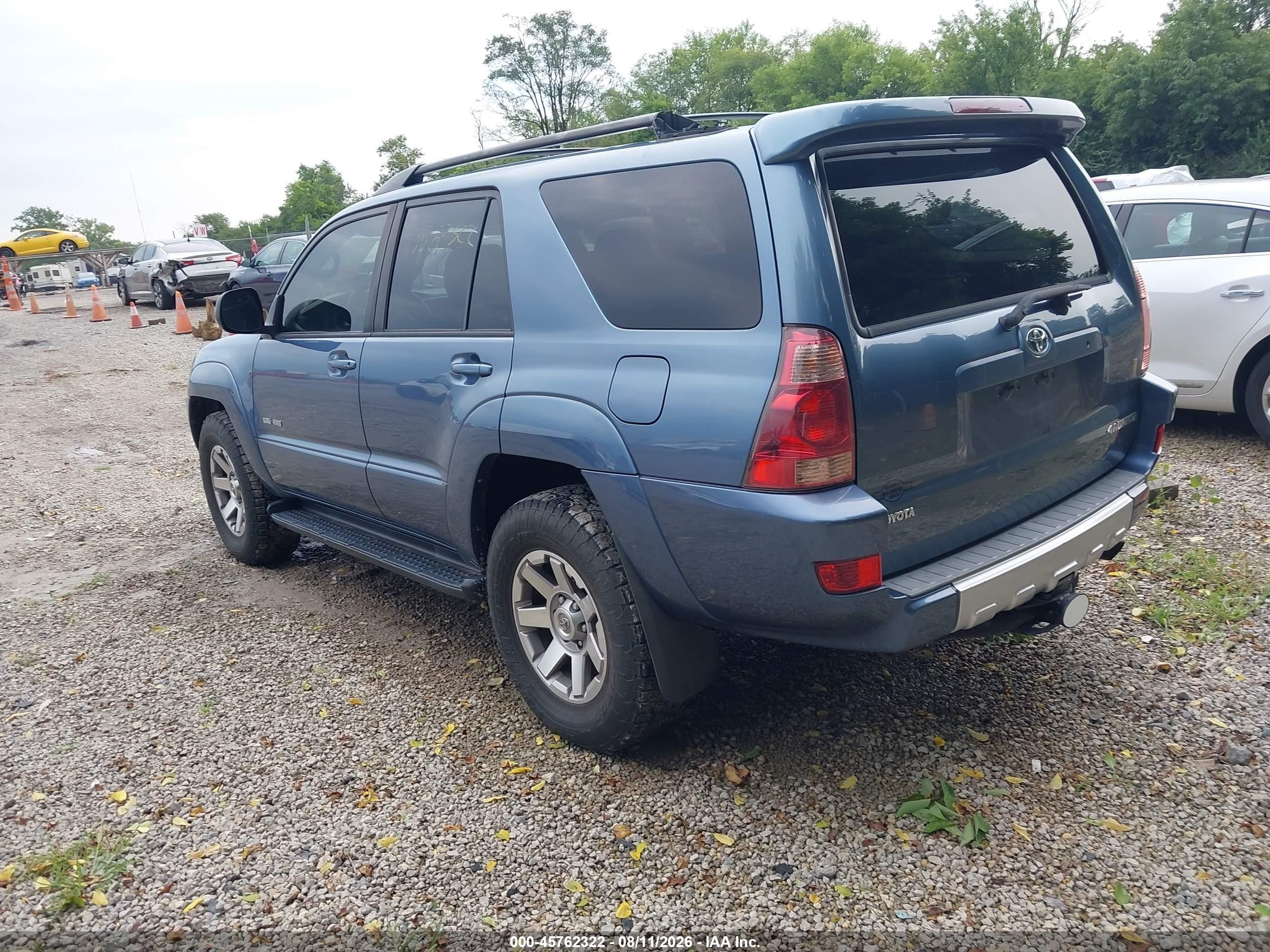 2004 Toyota 4runner Sr5 V8 Blue vin: JTEBT14R848014696
