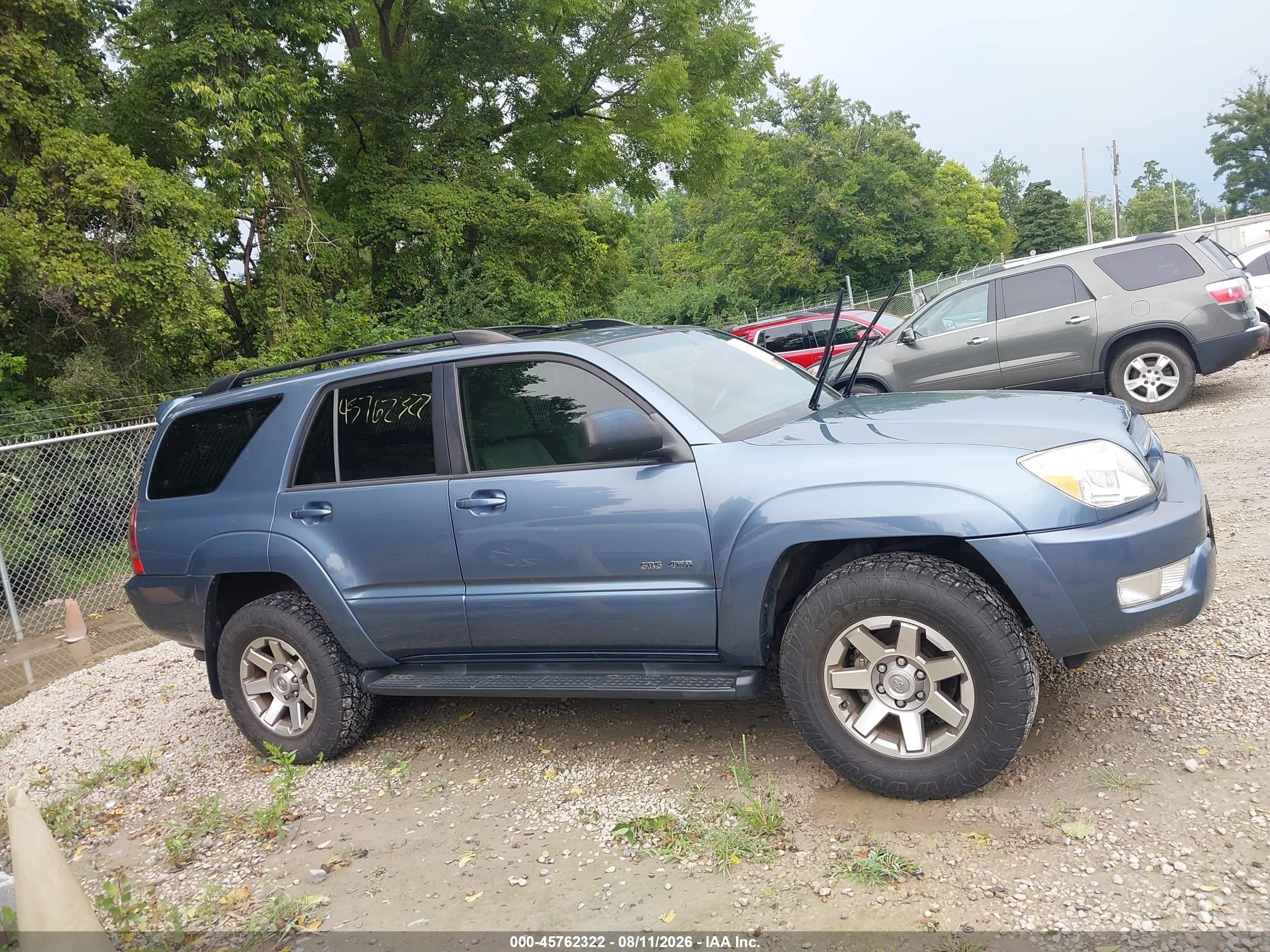 2004 Toyota 4runner Sr5 V8 Blue vin: JTEBT14R848014696