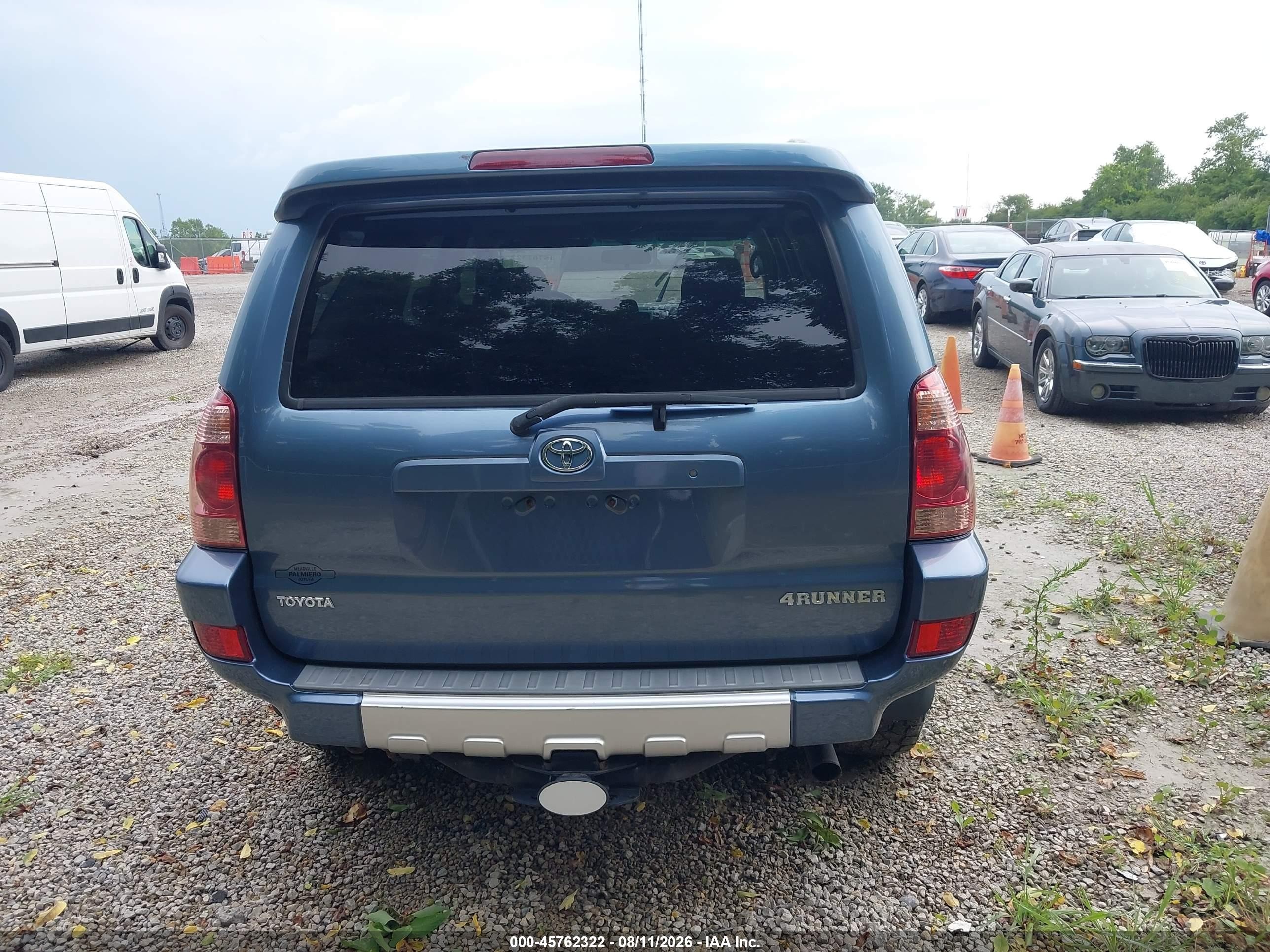 2004 Toyota 4runner Sr5 V8 Blue vin: JTEBT14R848014696