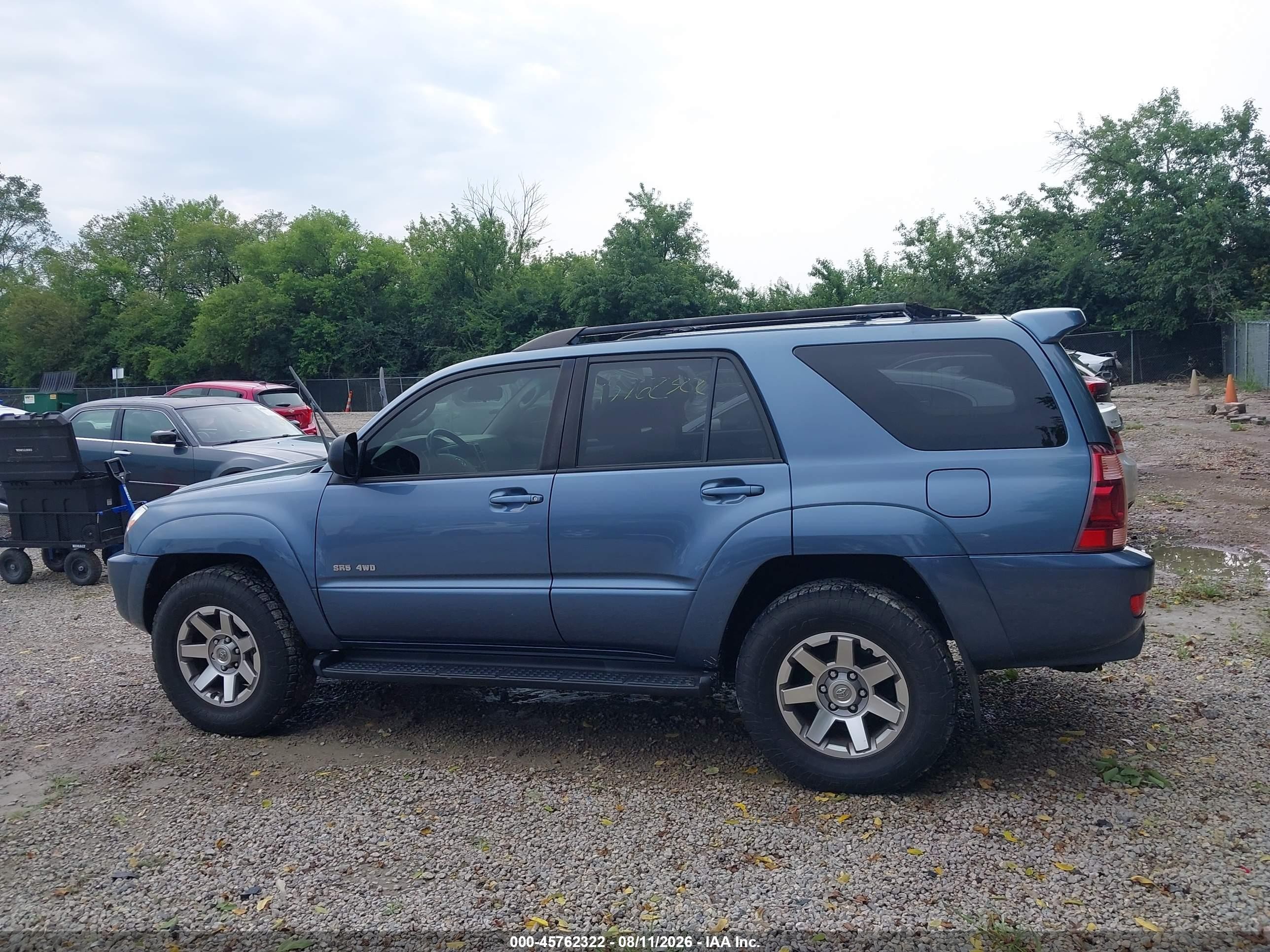 2004 Toyota 4runner Sr5 V8 Blue vin: JTEBT14R848014696